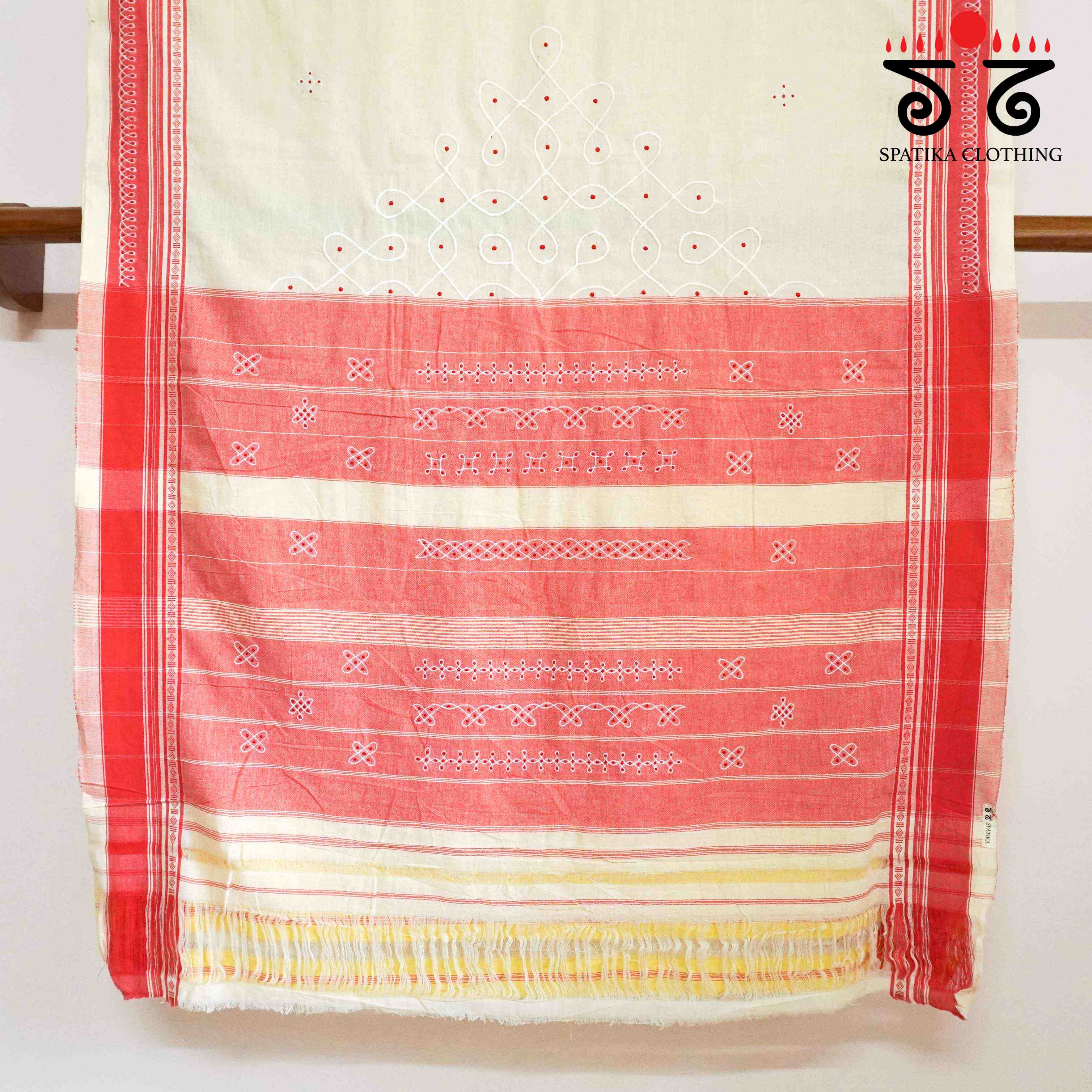 Aane Hejje with kolam- Revival Saree