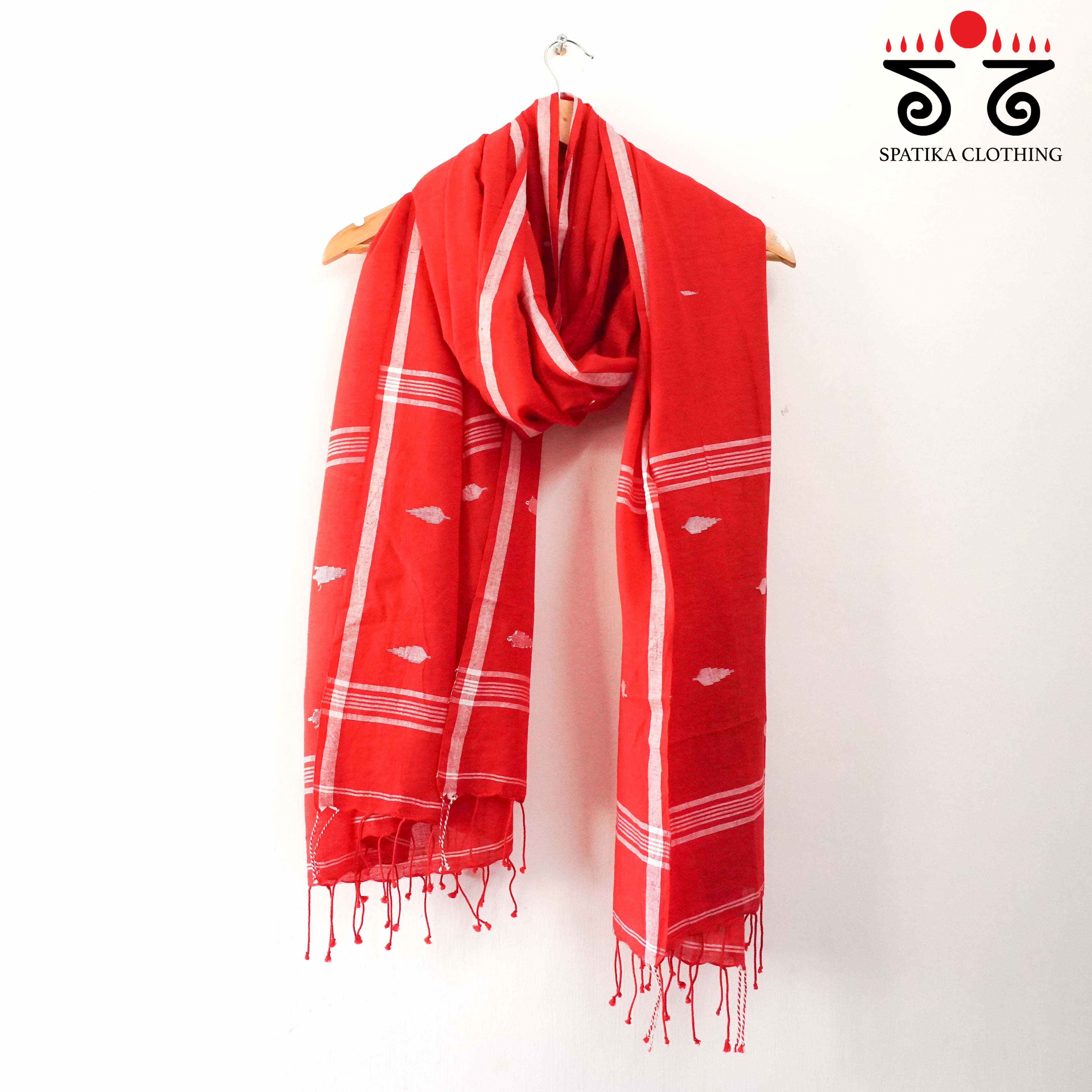 Jamdhani on Bengal Cotton Dupatta