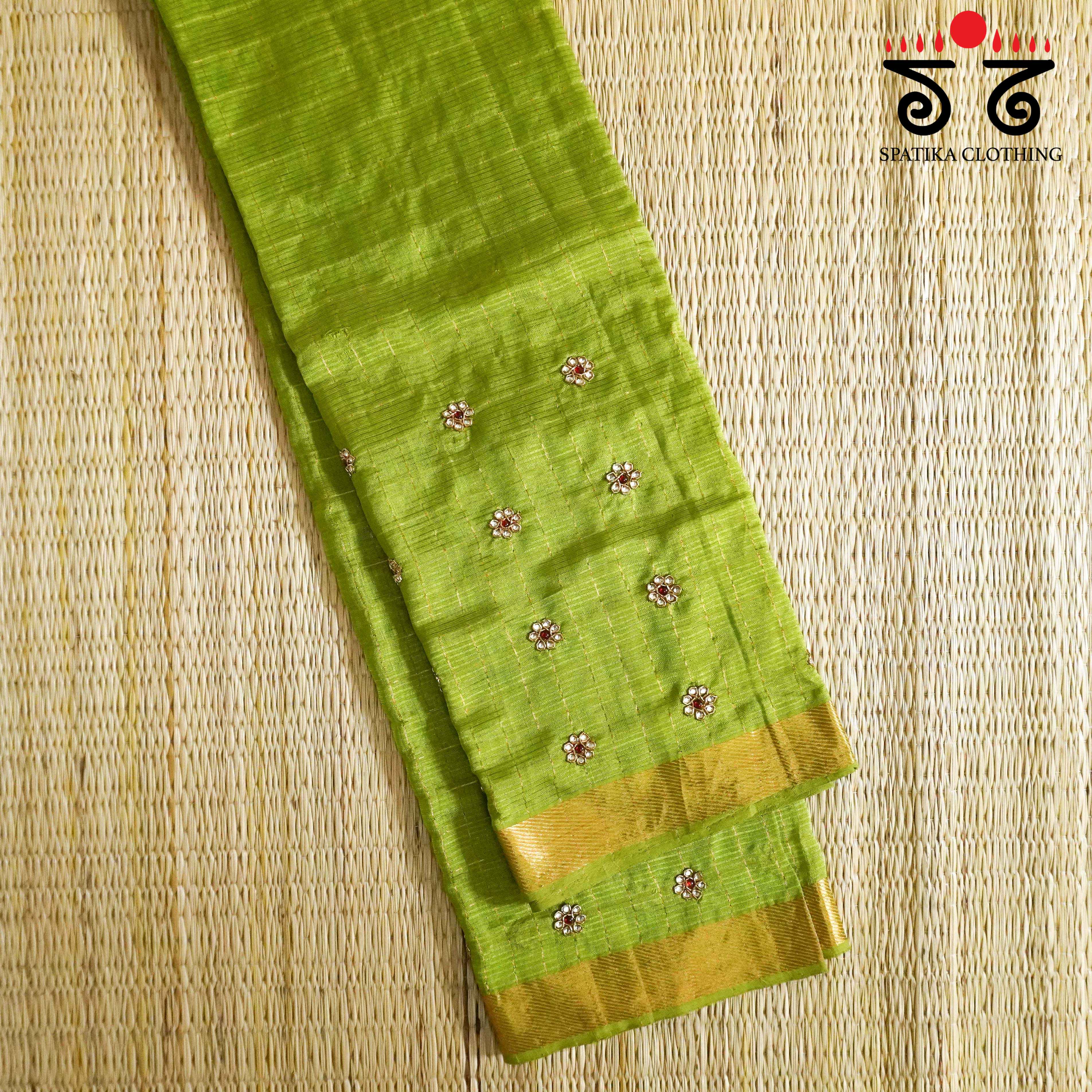 Mangalgiri Silk Cotton Blouse Fabric
