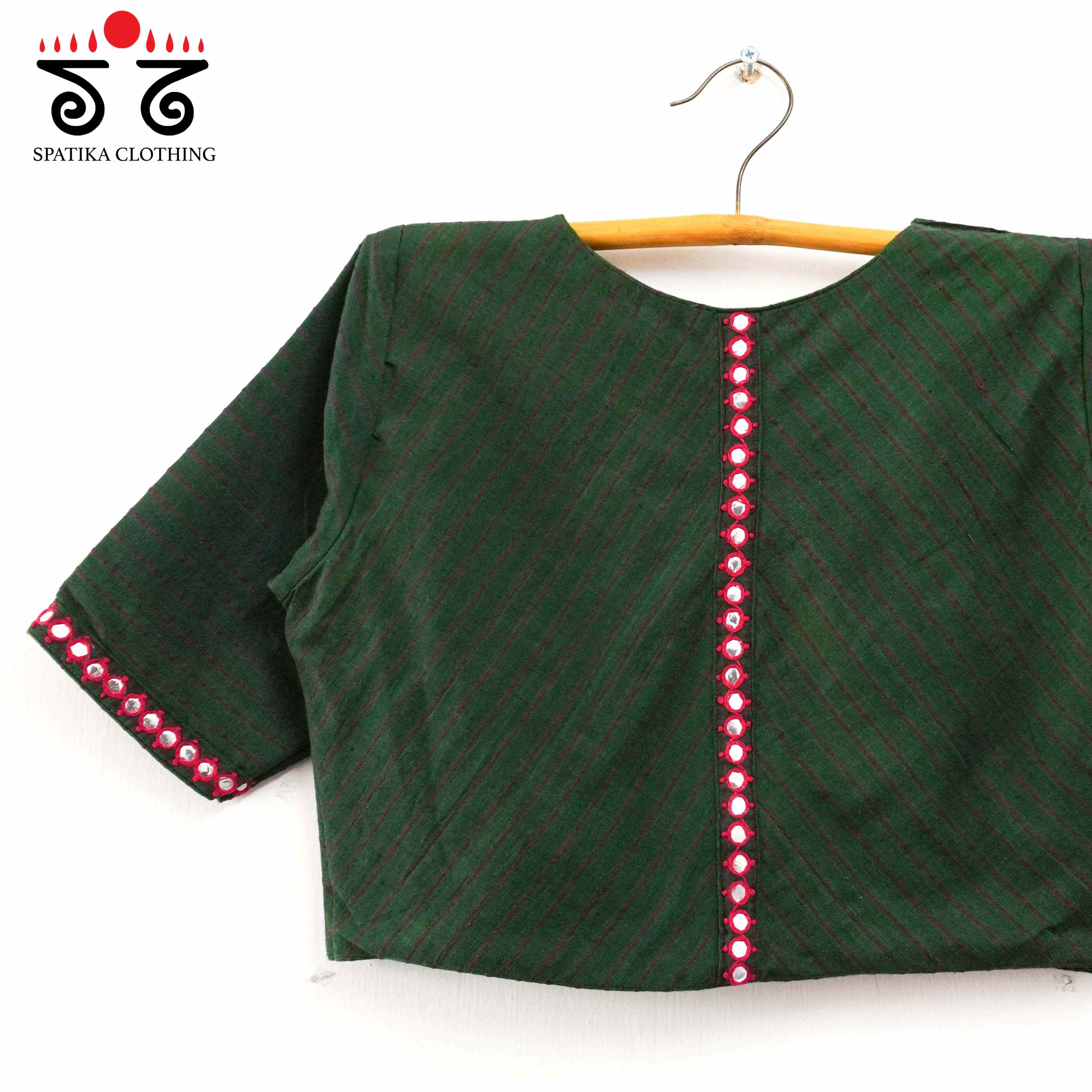 Stripes & Mirrors - New handcrafted Blouse