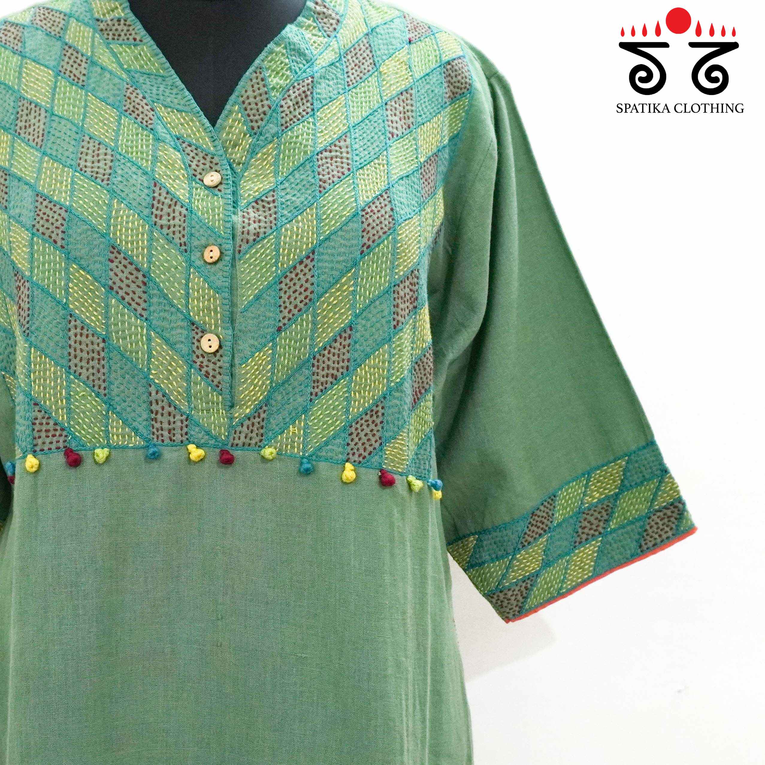 Lambani Hand Embroidered Kurta