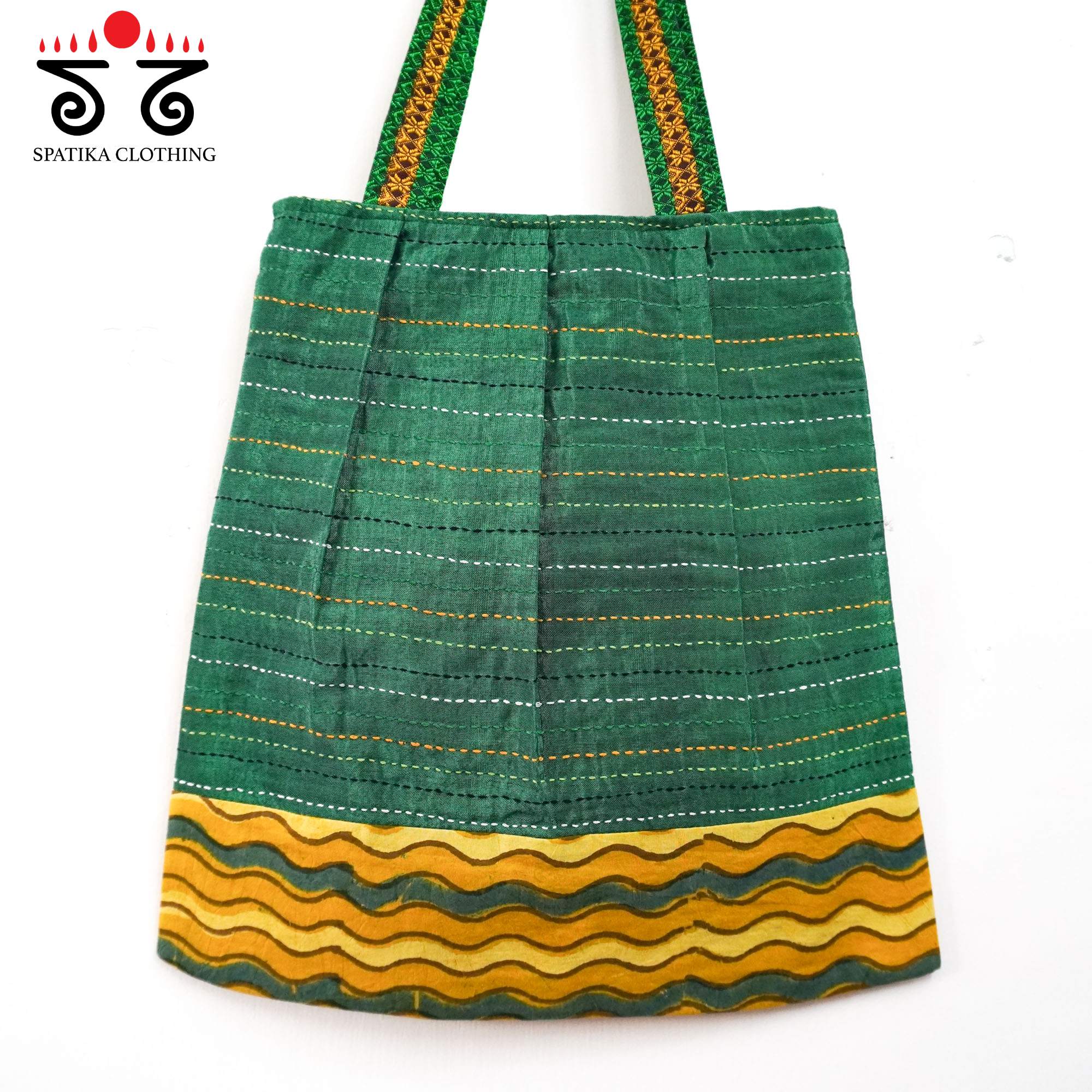 Hand Embroidered Tote Bag
