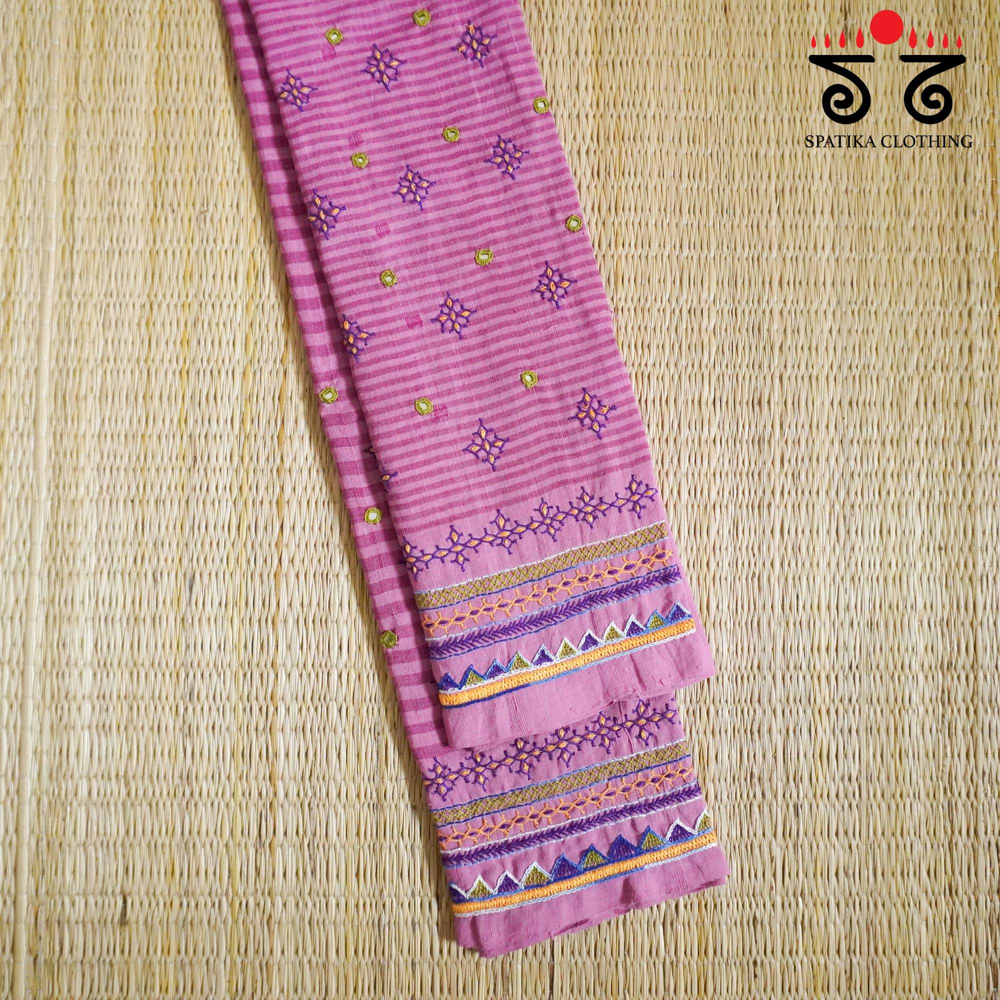 Banjara Hand Embroidered Ponduru Blouse Fabric