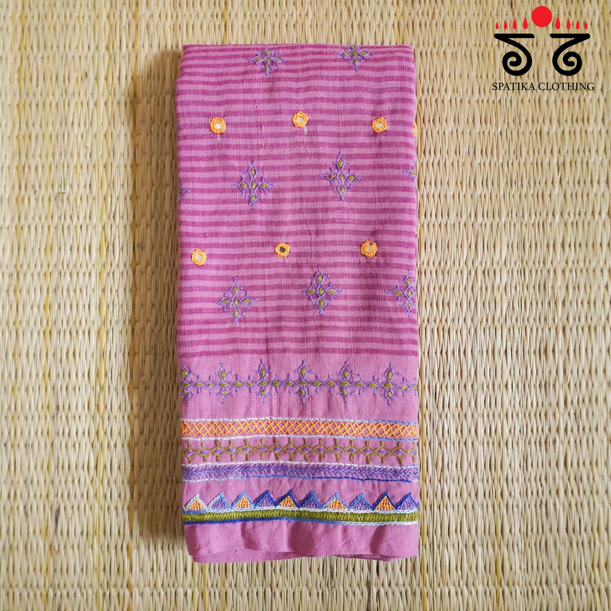 Banjara Hand Embroidered Ponduru Blouse Fabric