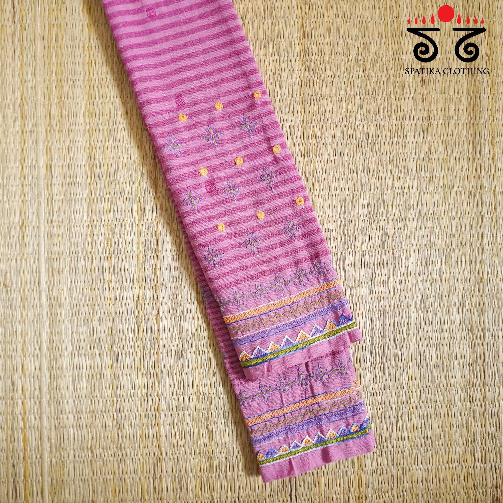 Banjara Hand Embroidered Ponduru Blouse Fabric