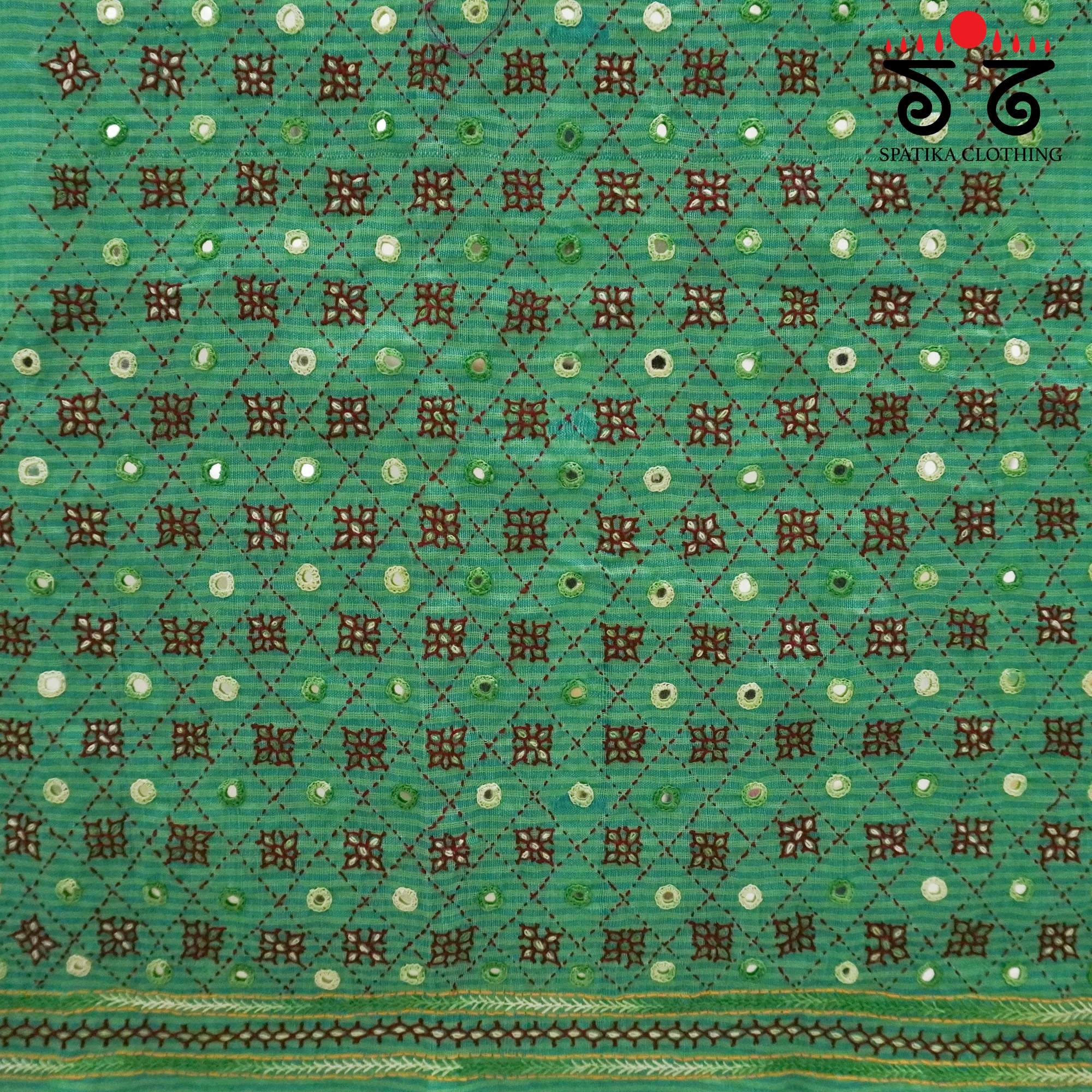 Banjara Hand Embroidered Ponduru Blouse Fabric