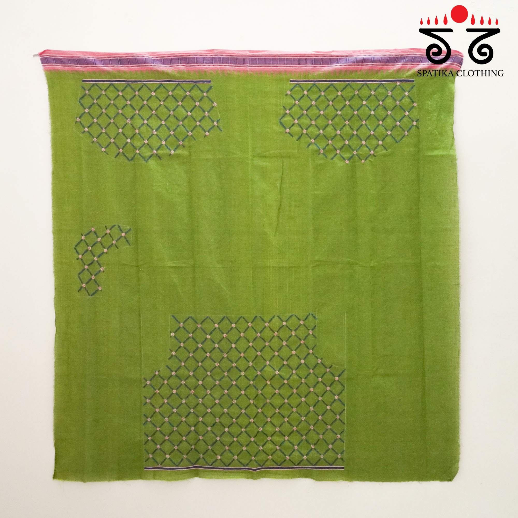 Banjara Hand Embroidered Ponduru Blouse Fabric