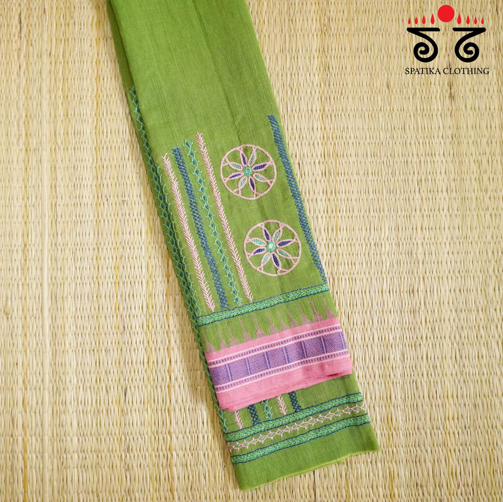 Banjara Hand Embroidered Ponduru Blouse Fabric