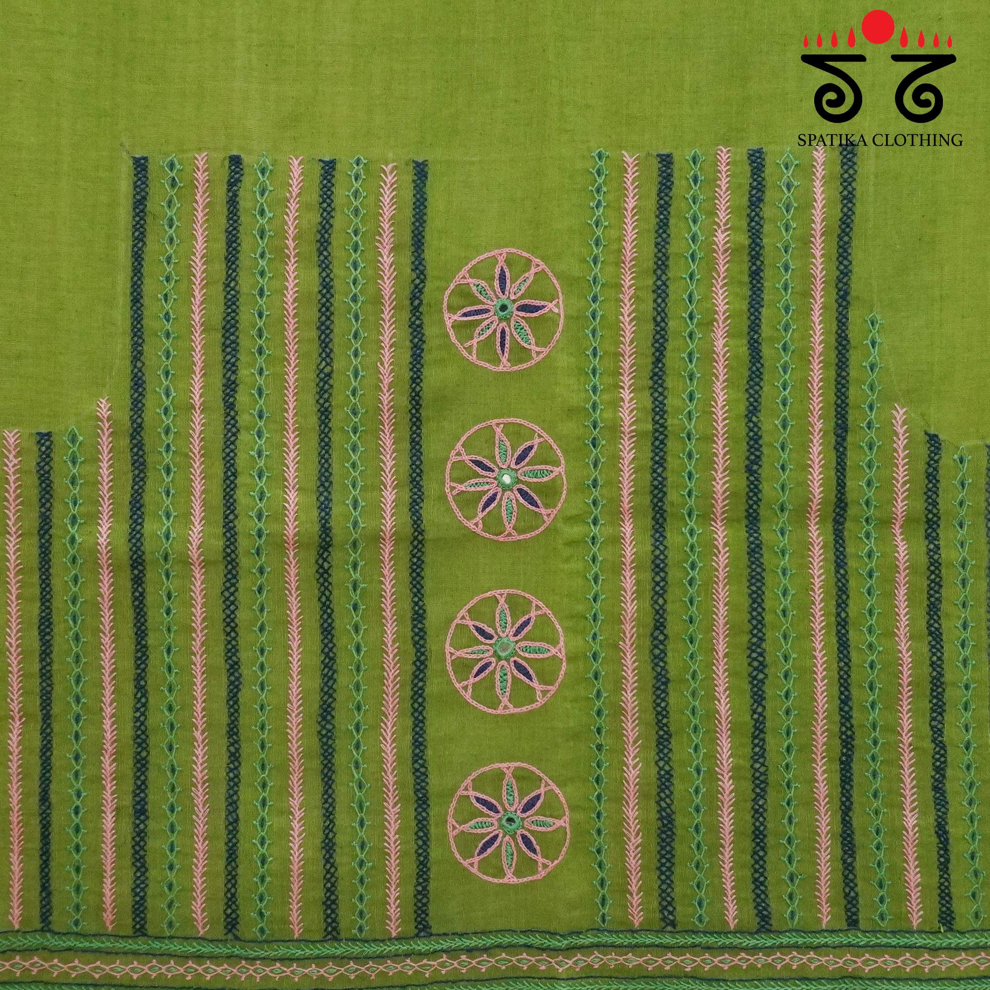 Banjara Hand Embroidered Ponduru Blouse Fabric