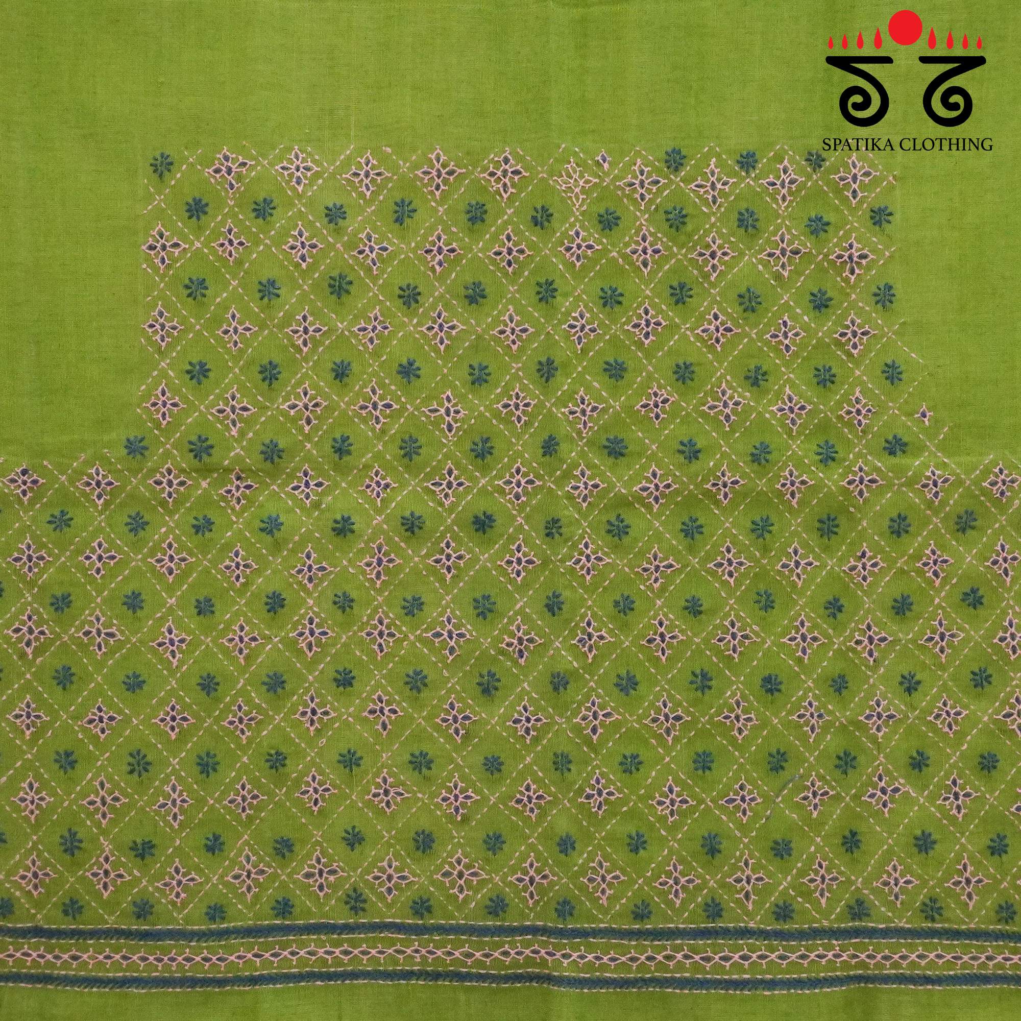 Banjara Hand Embroidered Ponduru Blouse Fabric