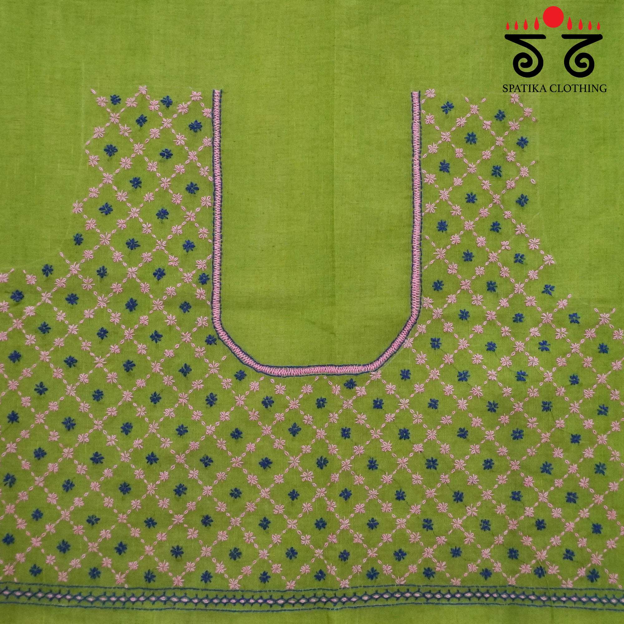 Banjara Hand Embroidered Ponduru Blouse Fabric