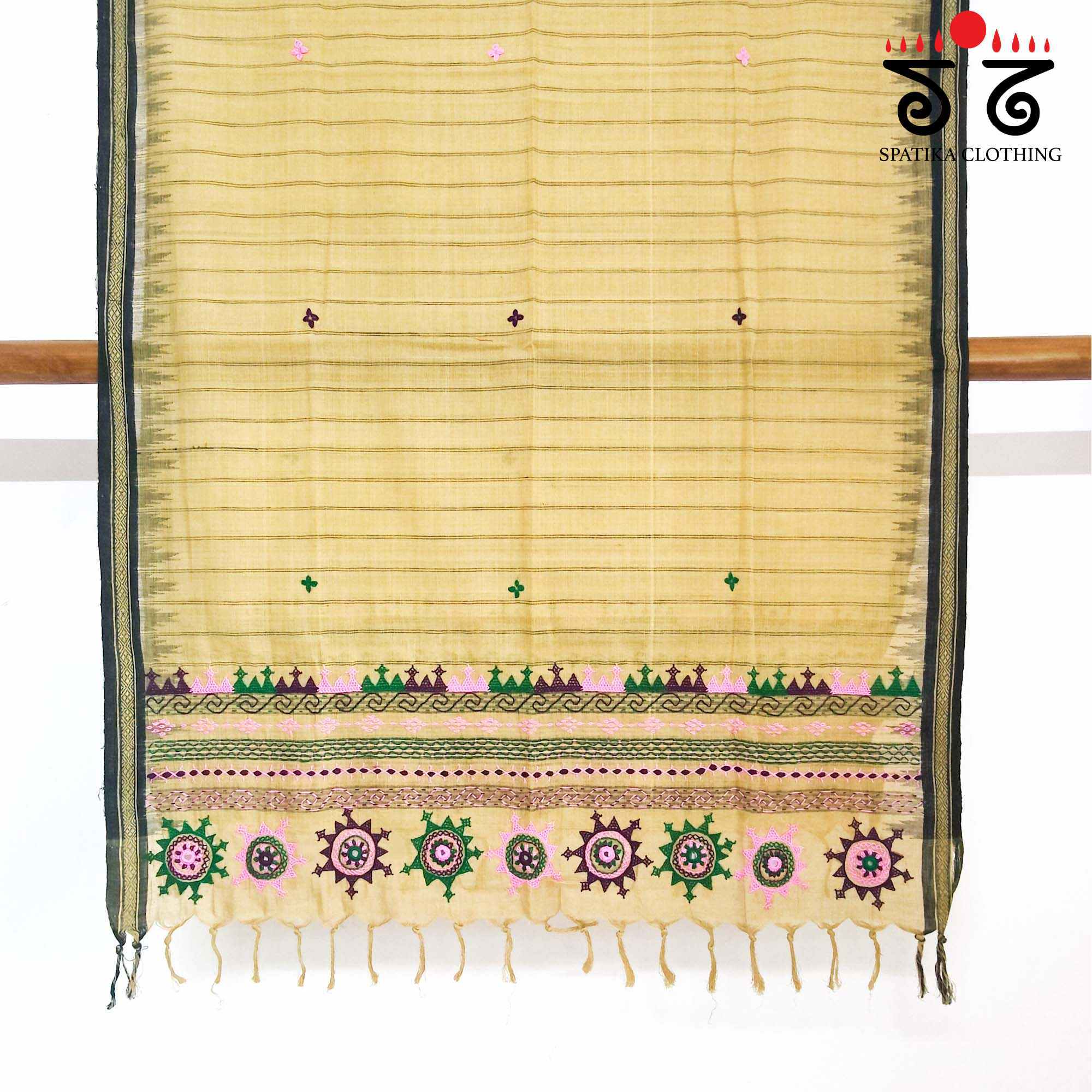 Lambani on Ponduru - Hand Embroidered Dupatta