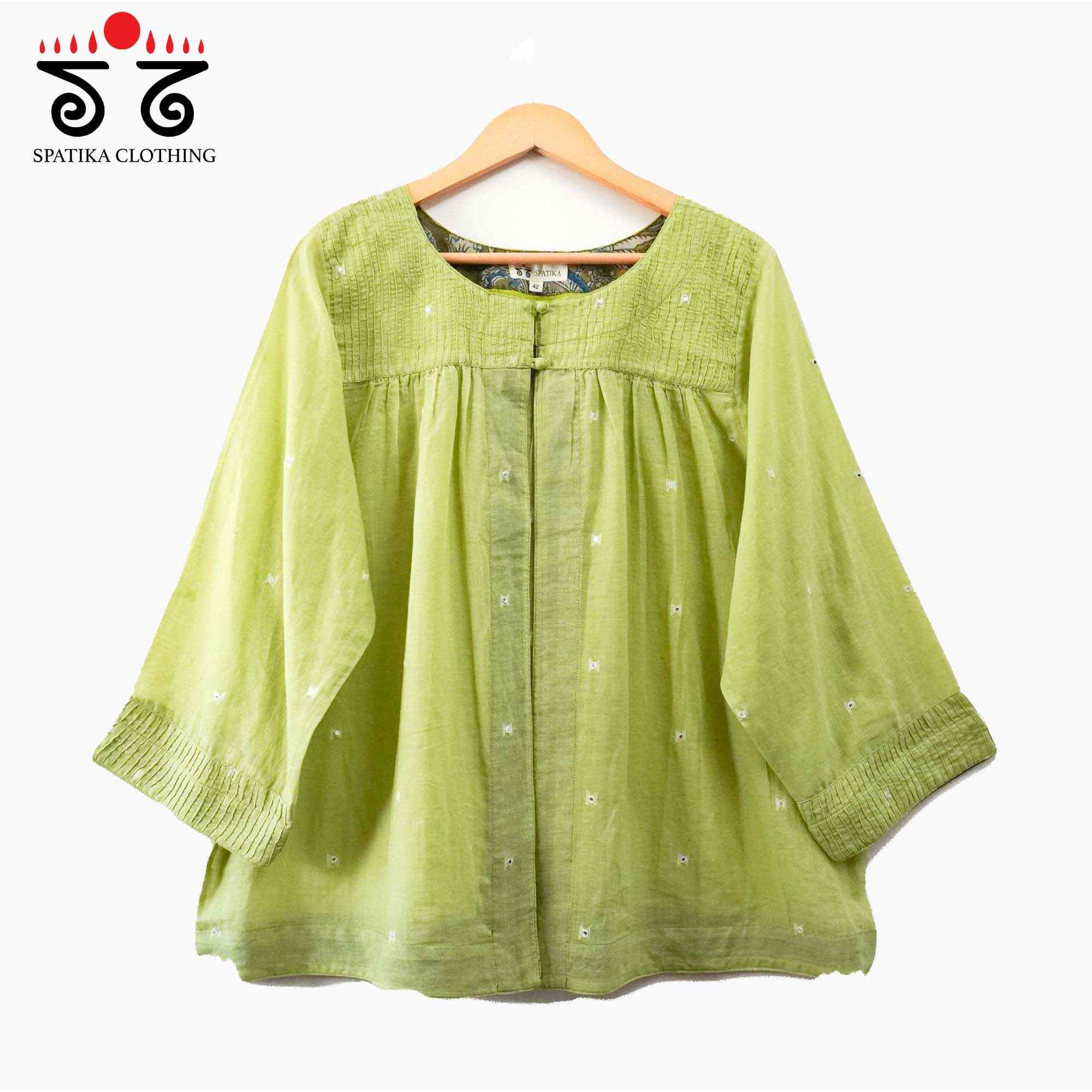 Handwoven Jamdhani Overlay