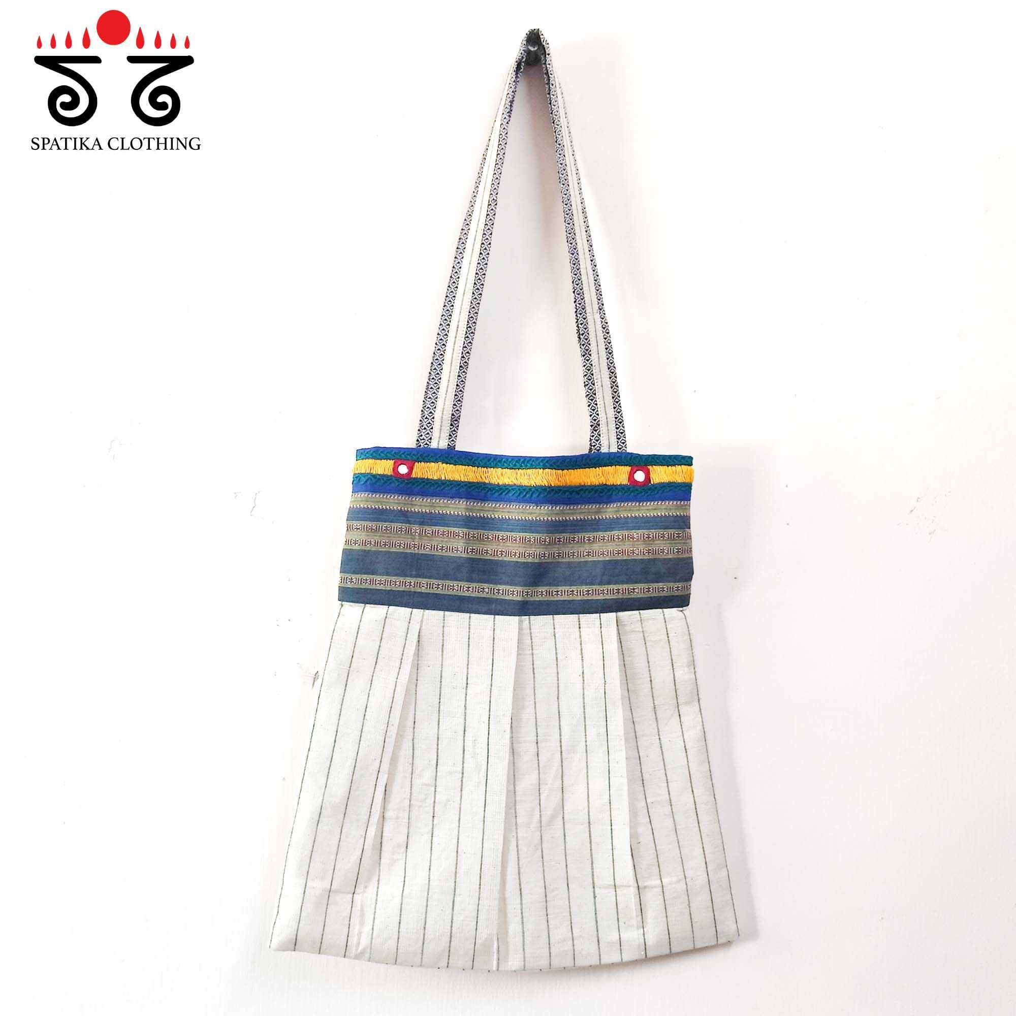 Hand Embroidered Ponduru Tote Bag
