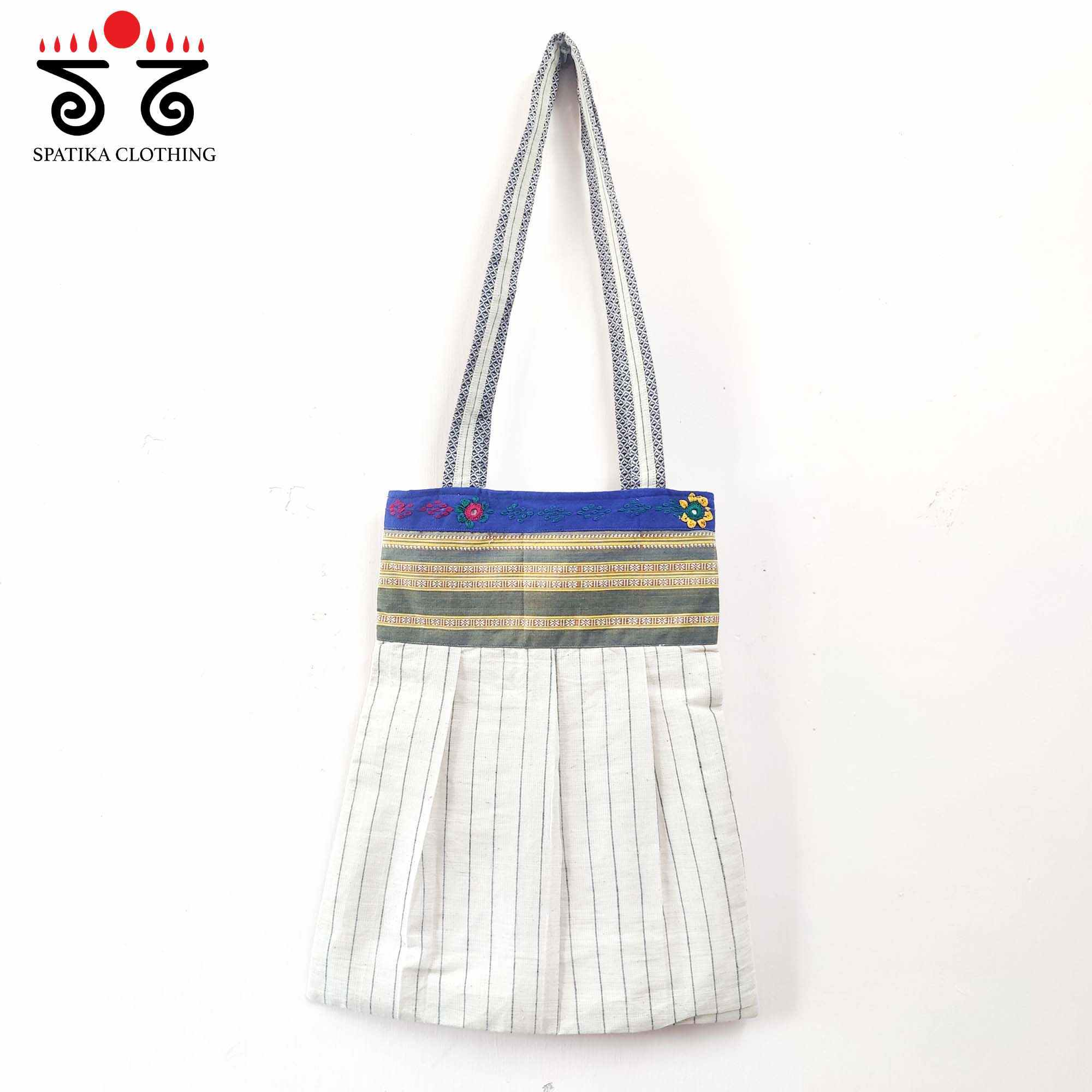 Hand Embroidered Ponduru Tote Bag