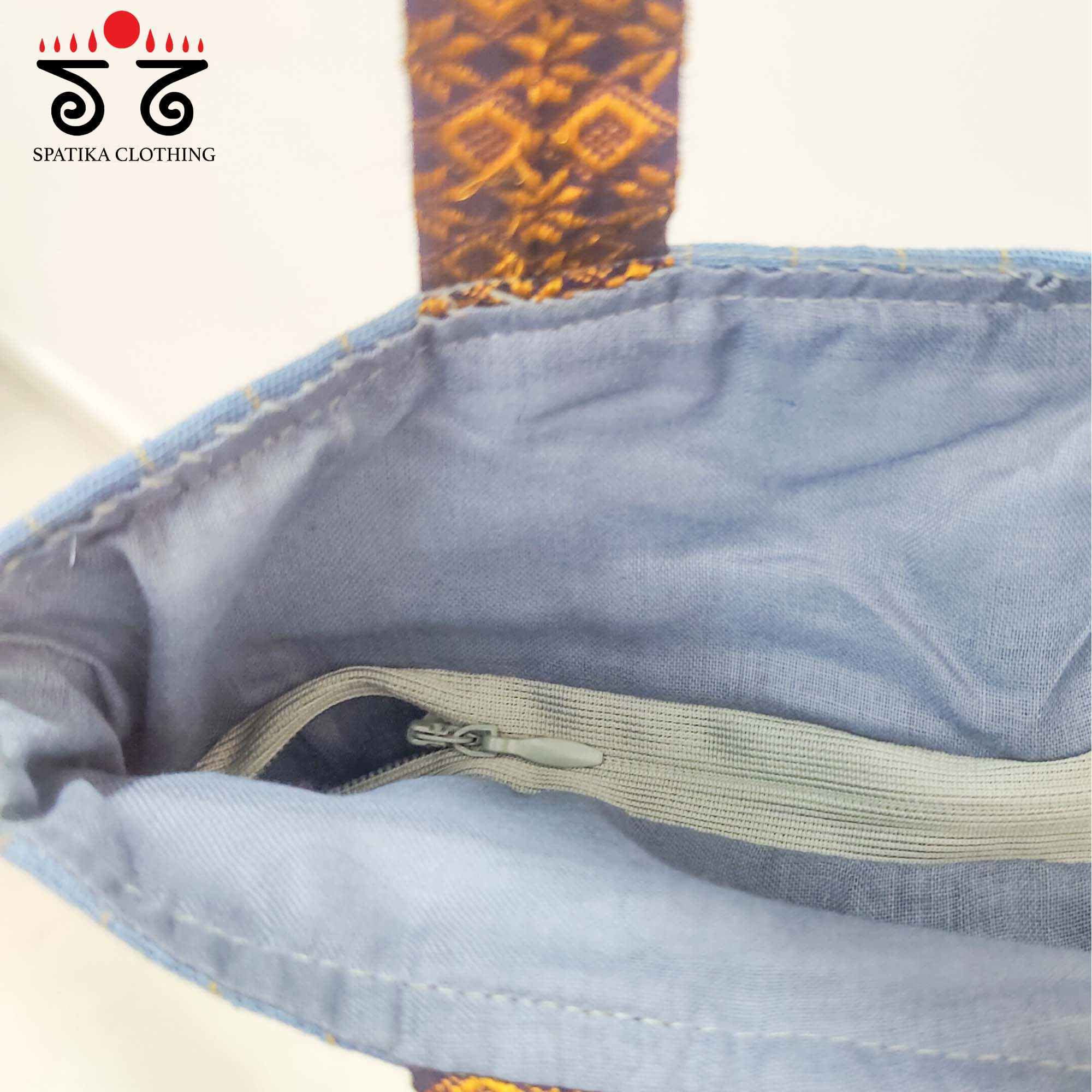 Hand Embroidered Ponduru Tote Bag