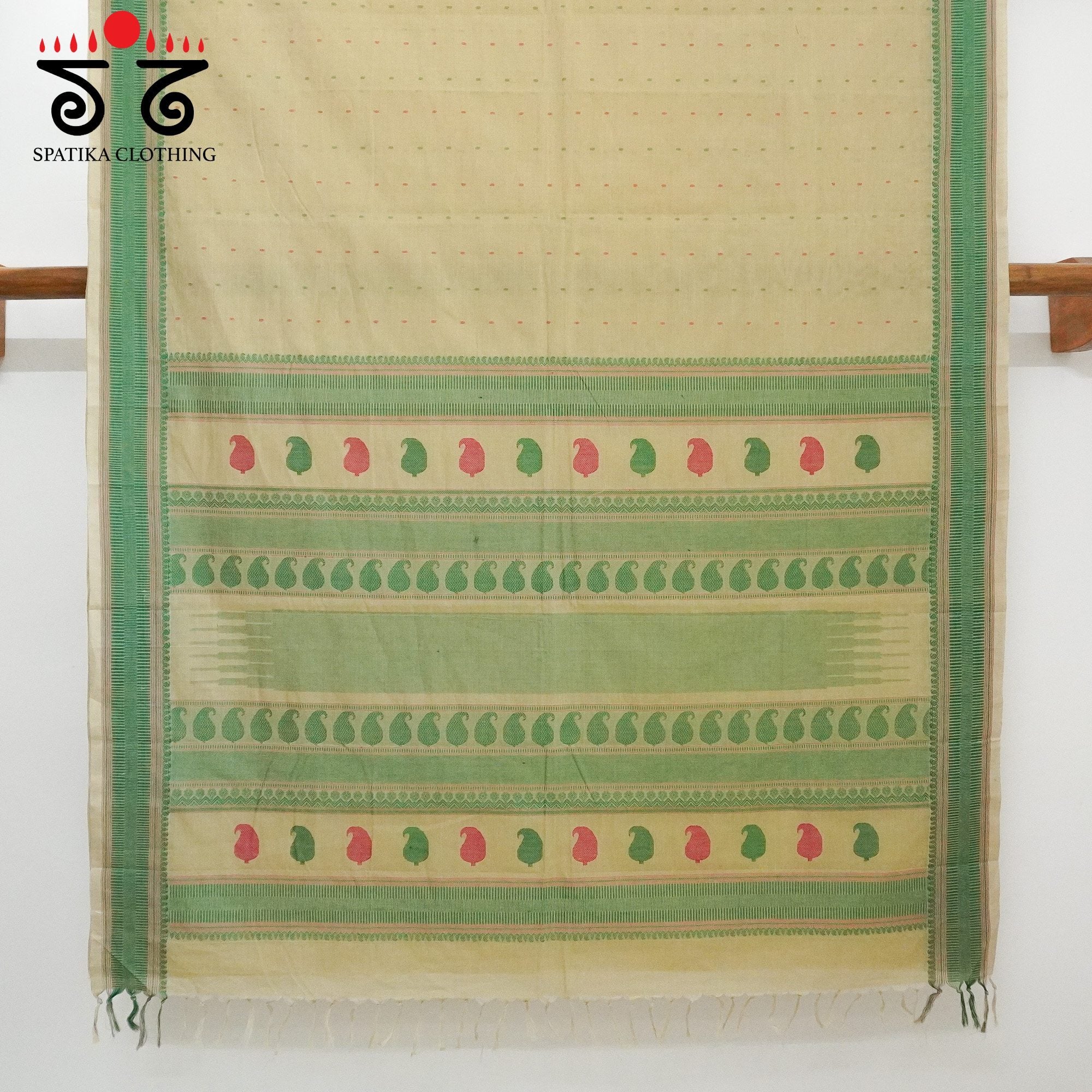 Beige Kanchi Cotton Saree