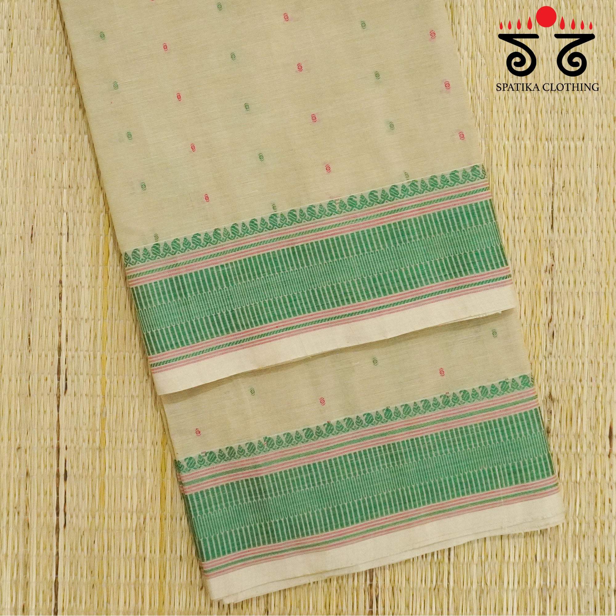 Beige Kanchi Cotton Saree