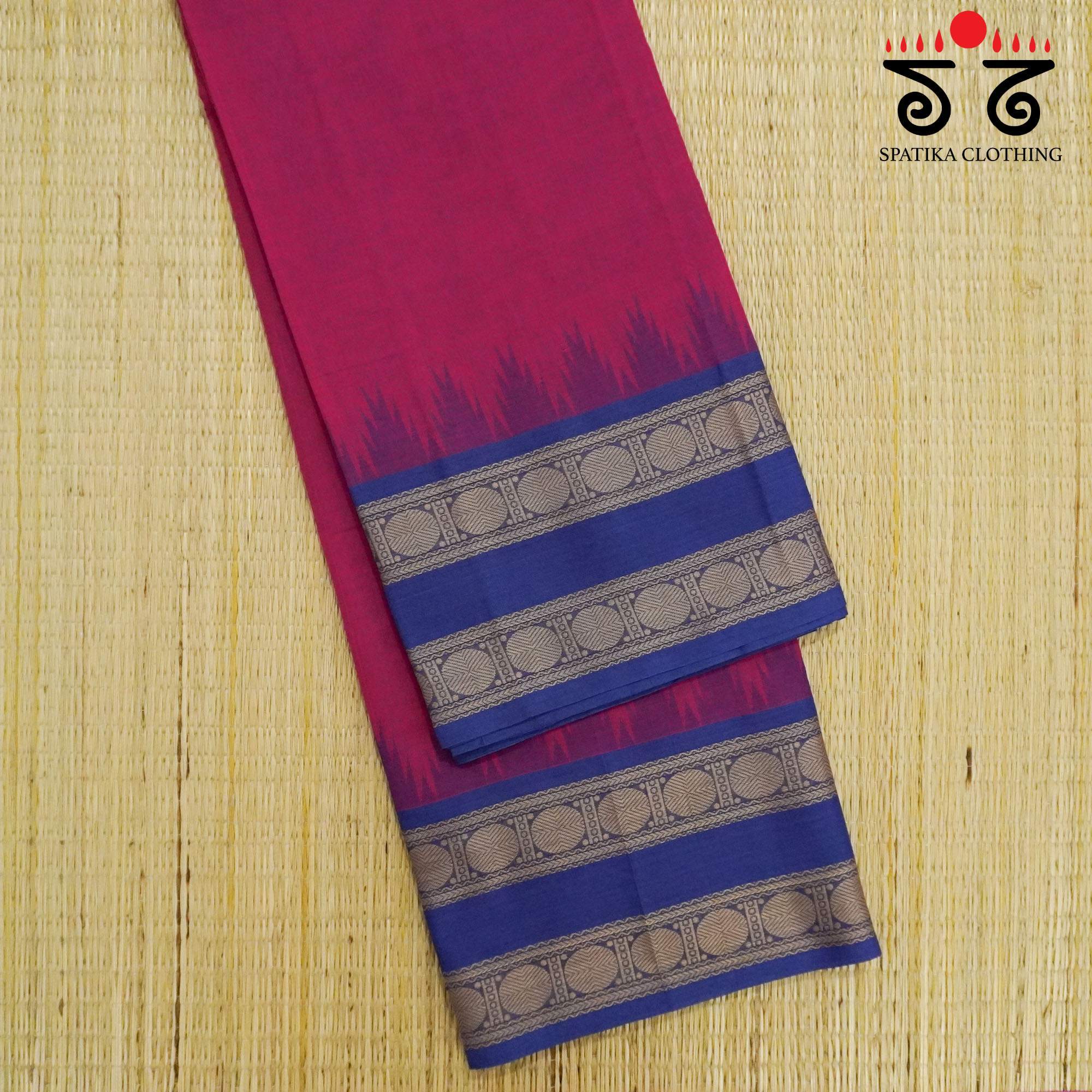 Pink Kanchi Cotton Saree