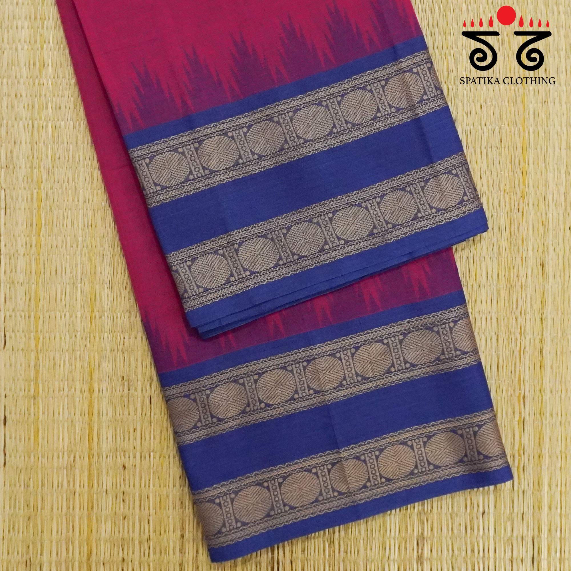 Pink Kanchi Cotton Saree