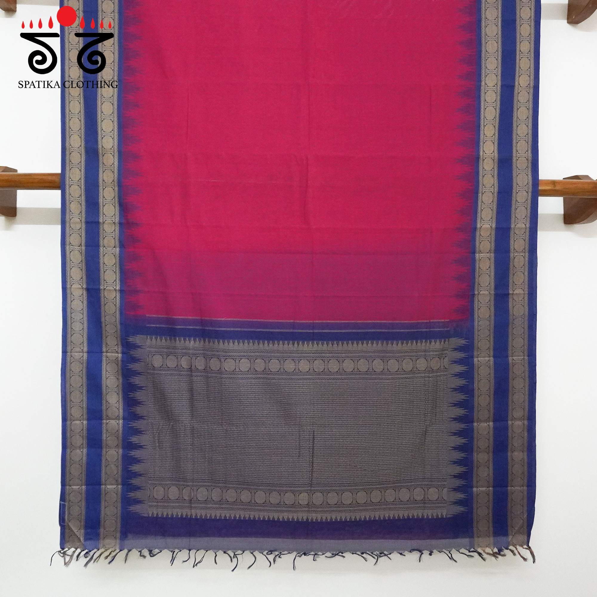 Pink Kanchi Cotton Saree