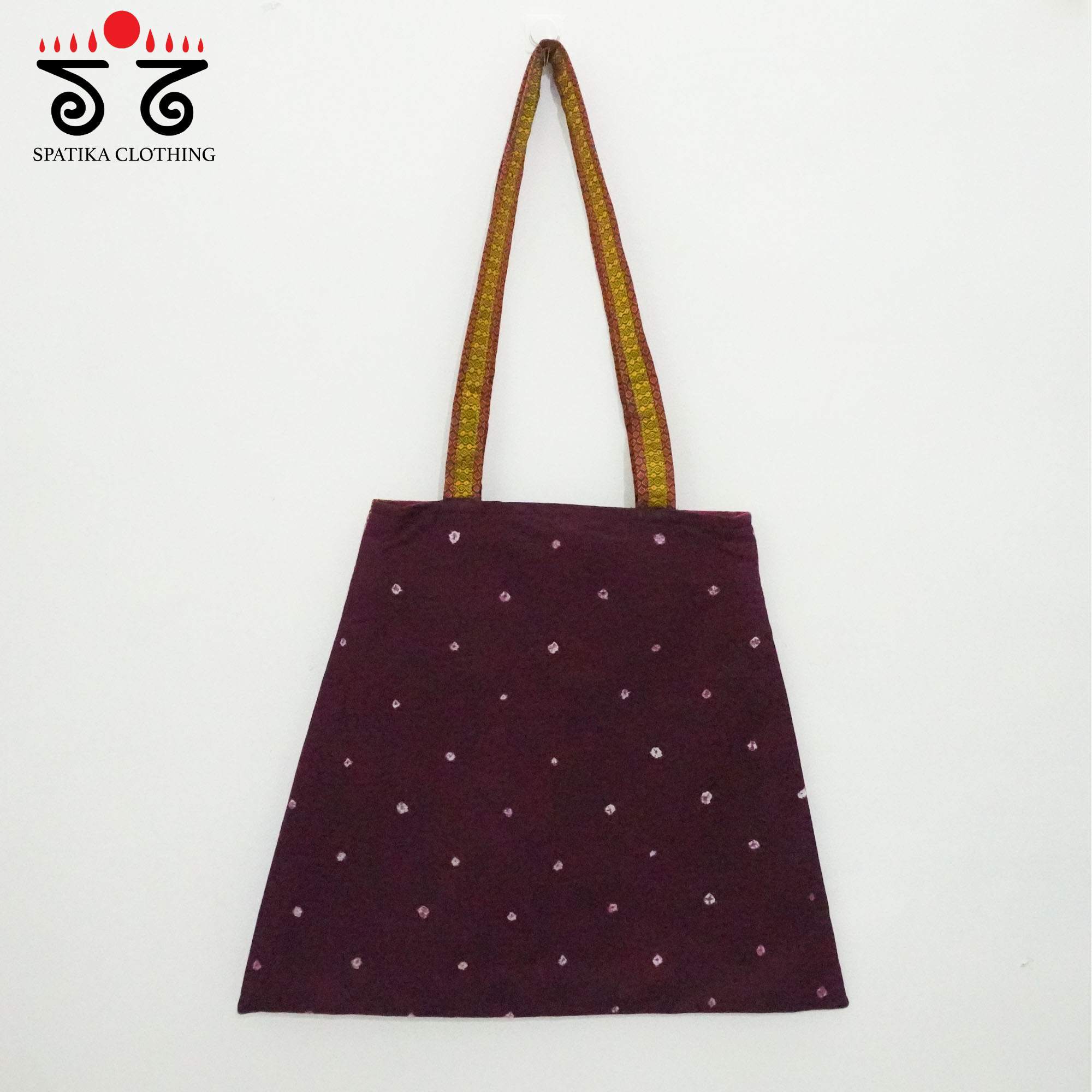 Maroon Lambani Hand Embroidered Hand Bag