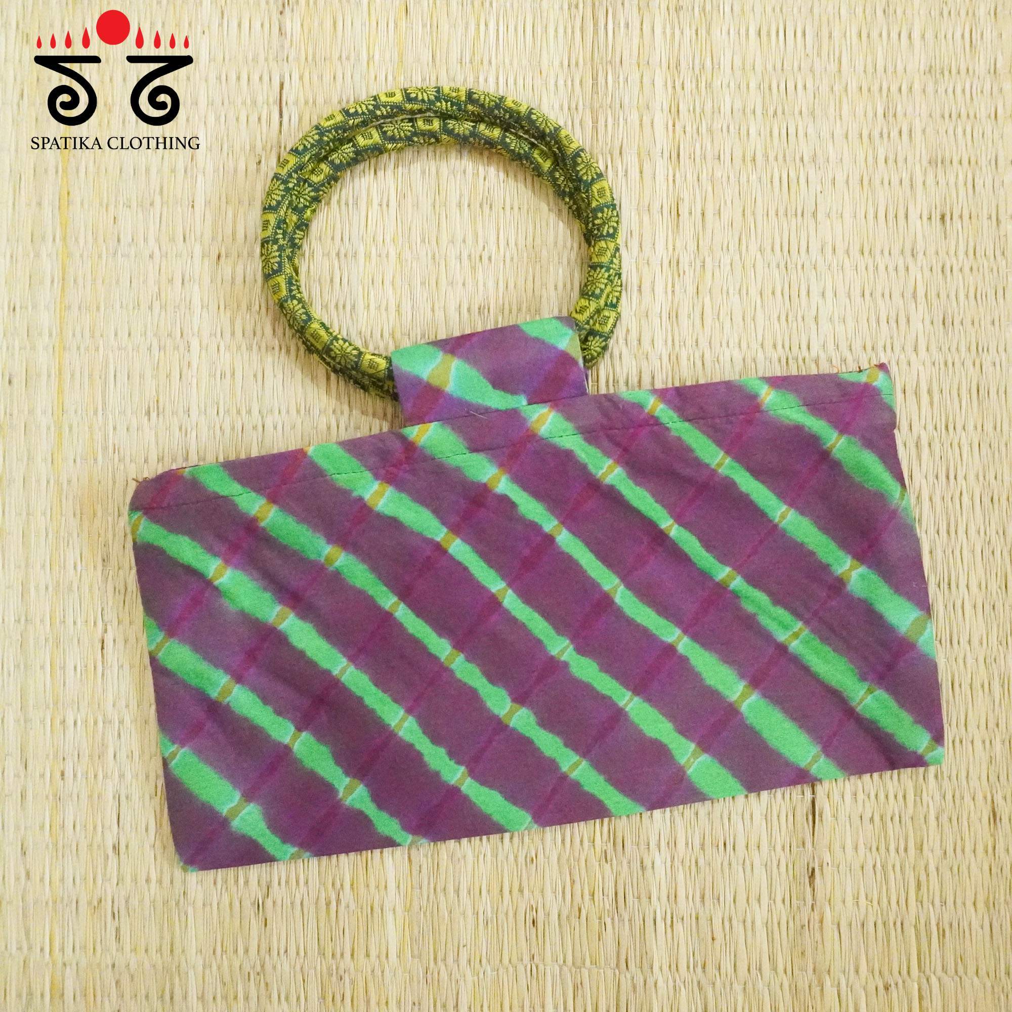 Purple Lambani Hand Embroidered Purse