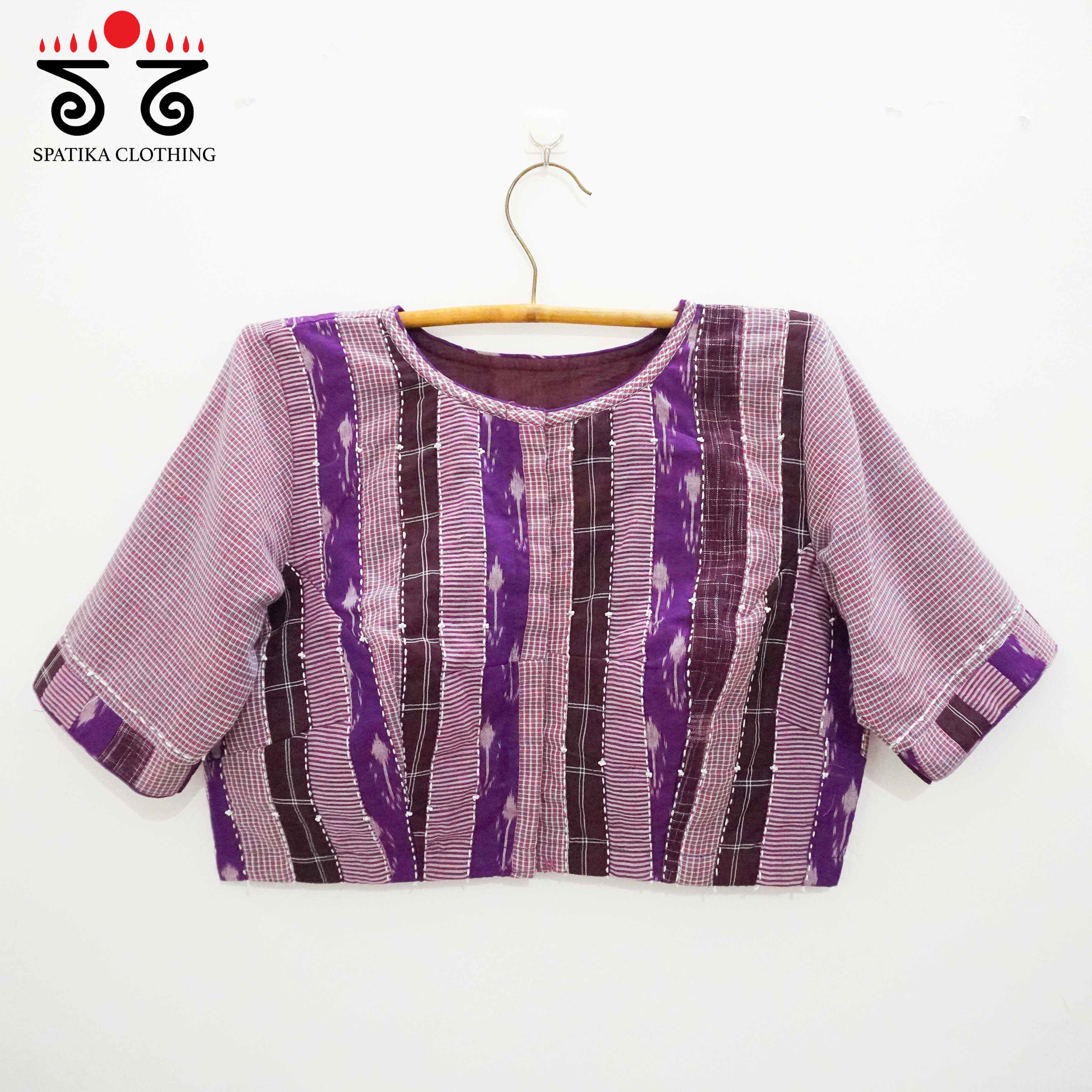 Purple Monochrome Blouse