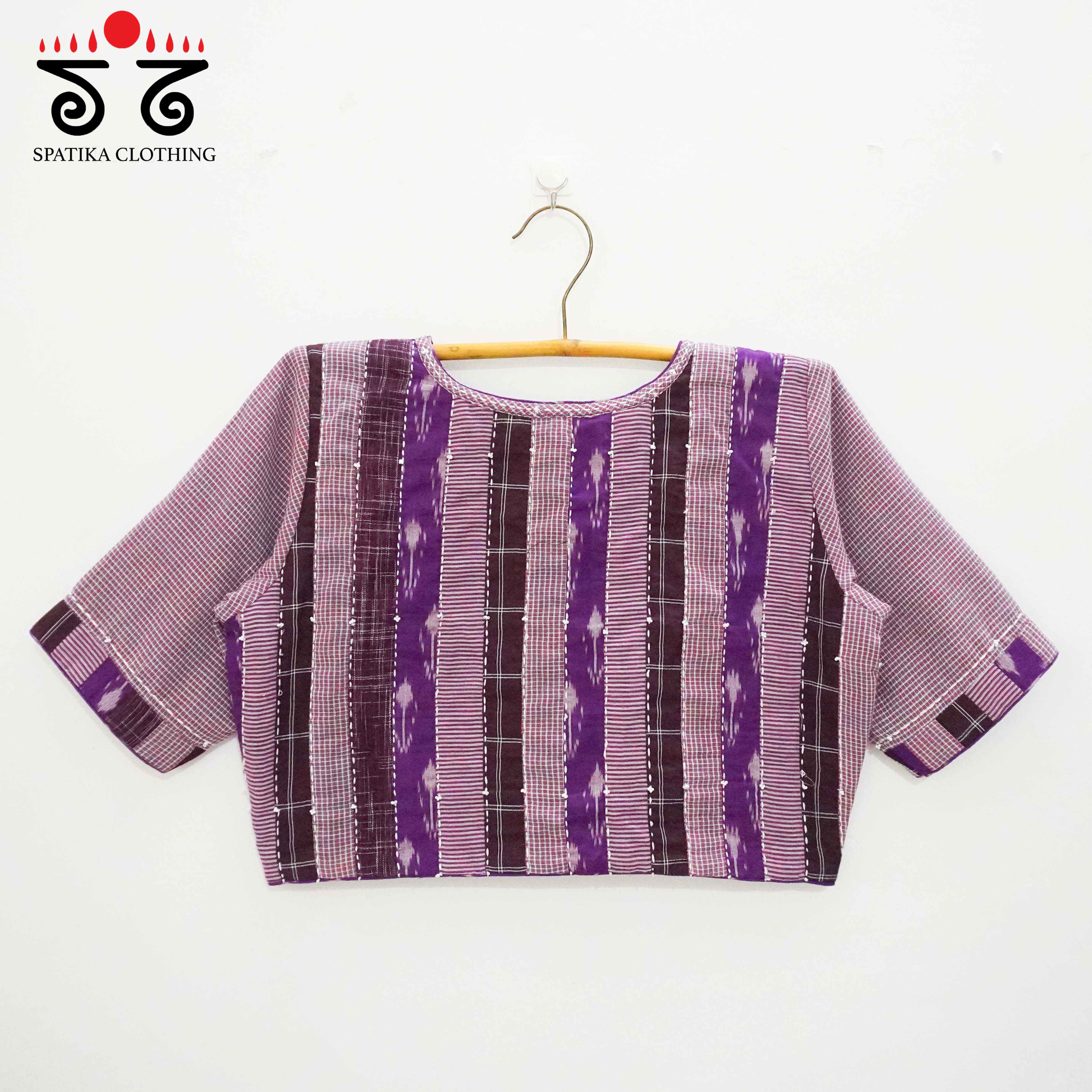 Purple Monochrome Blouse