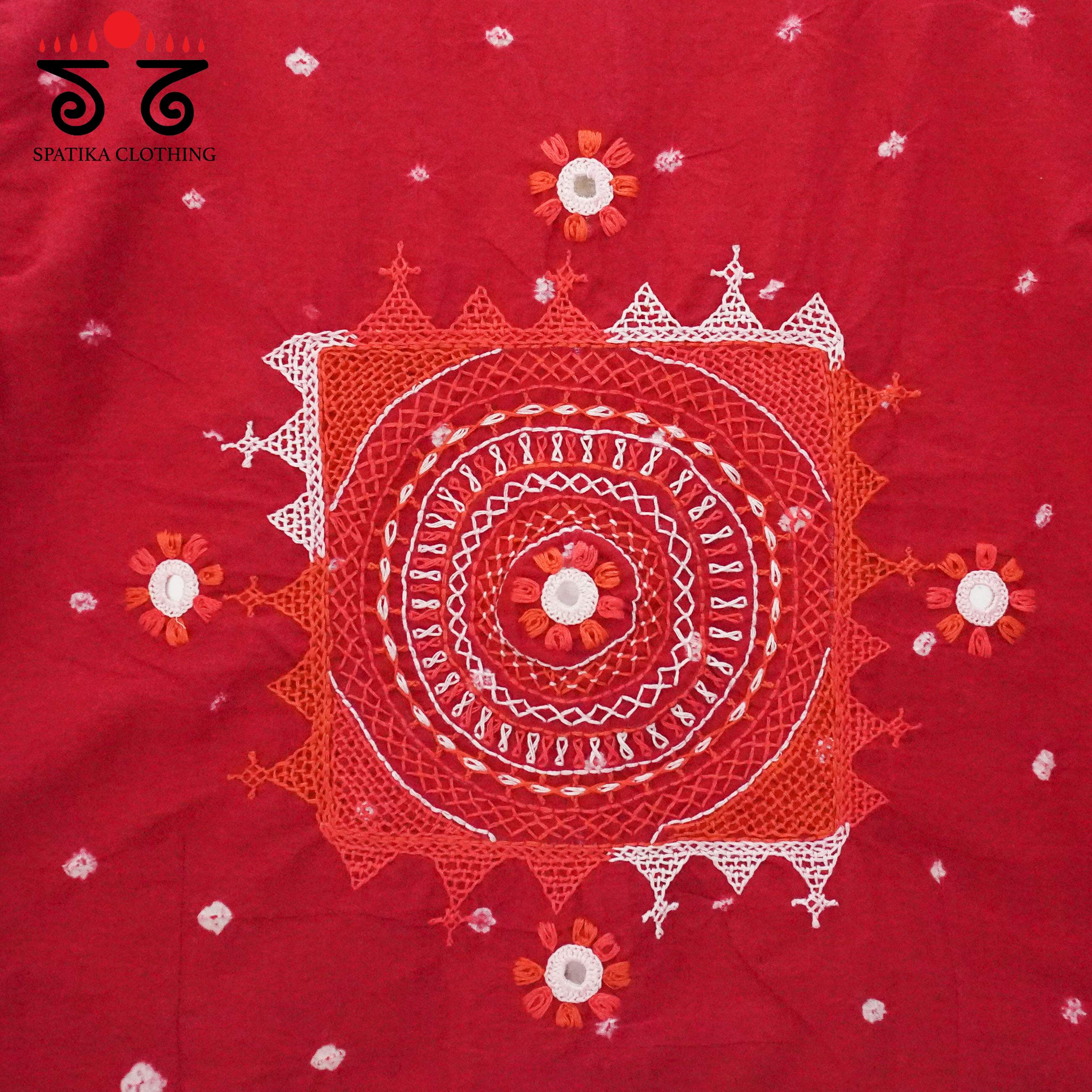Red Lambani - Bandhani blouse