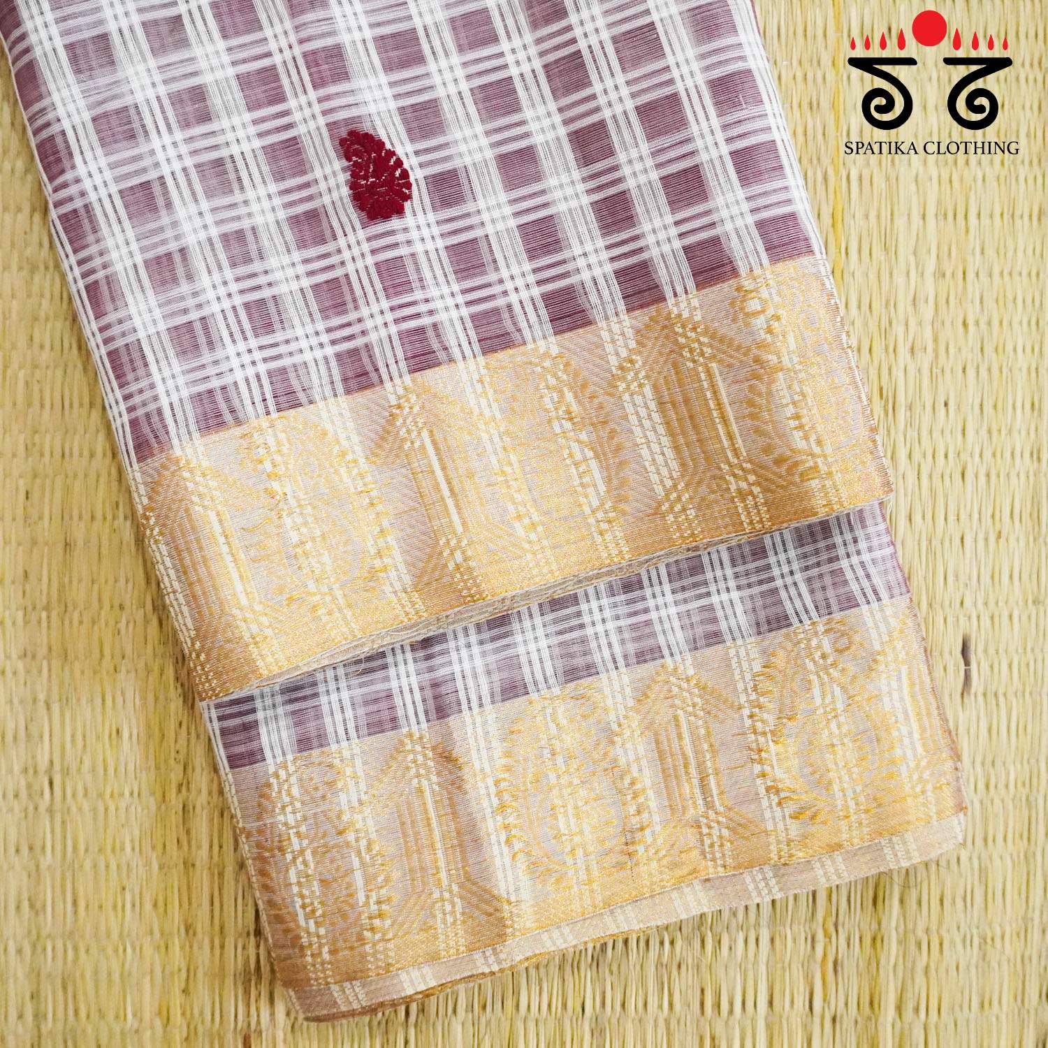 Red Assam Nuni Garidia Saree