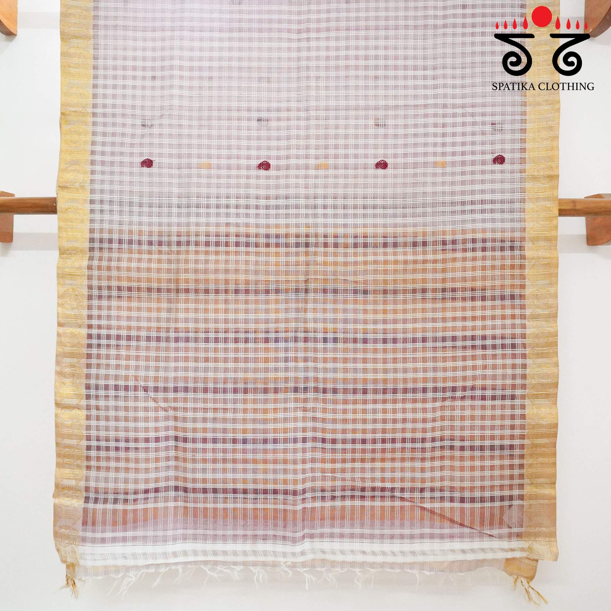 Red Assam Nuni Garidia Saree