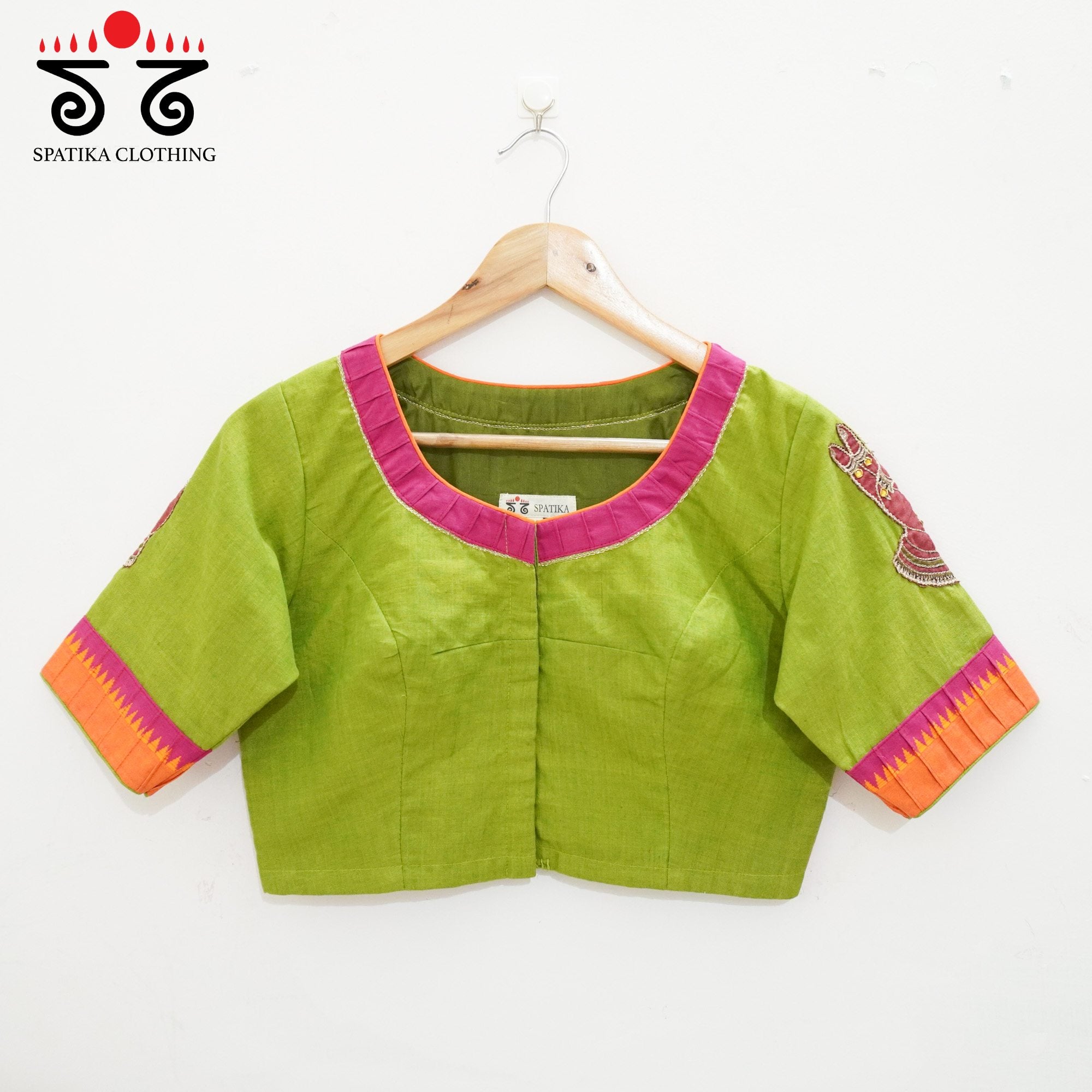 Green Mudra - Hand Crafted Blouse