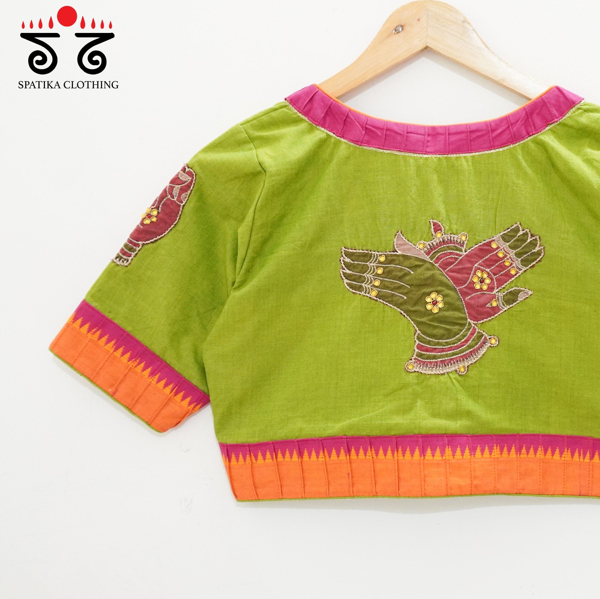 Green Mudra - Hand Crafted Blouse