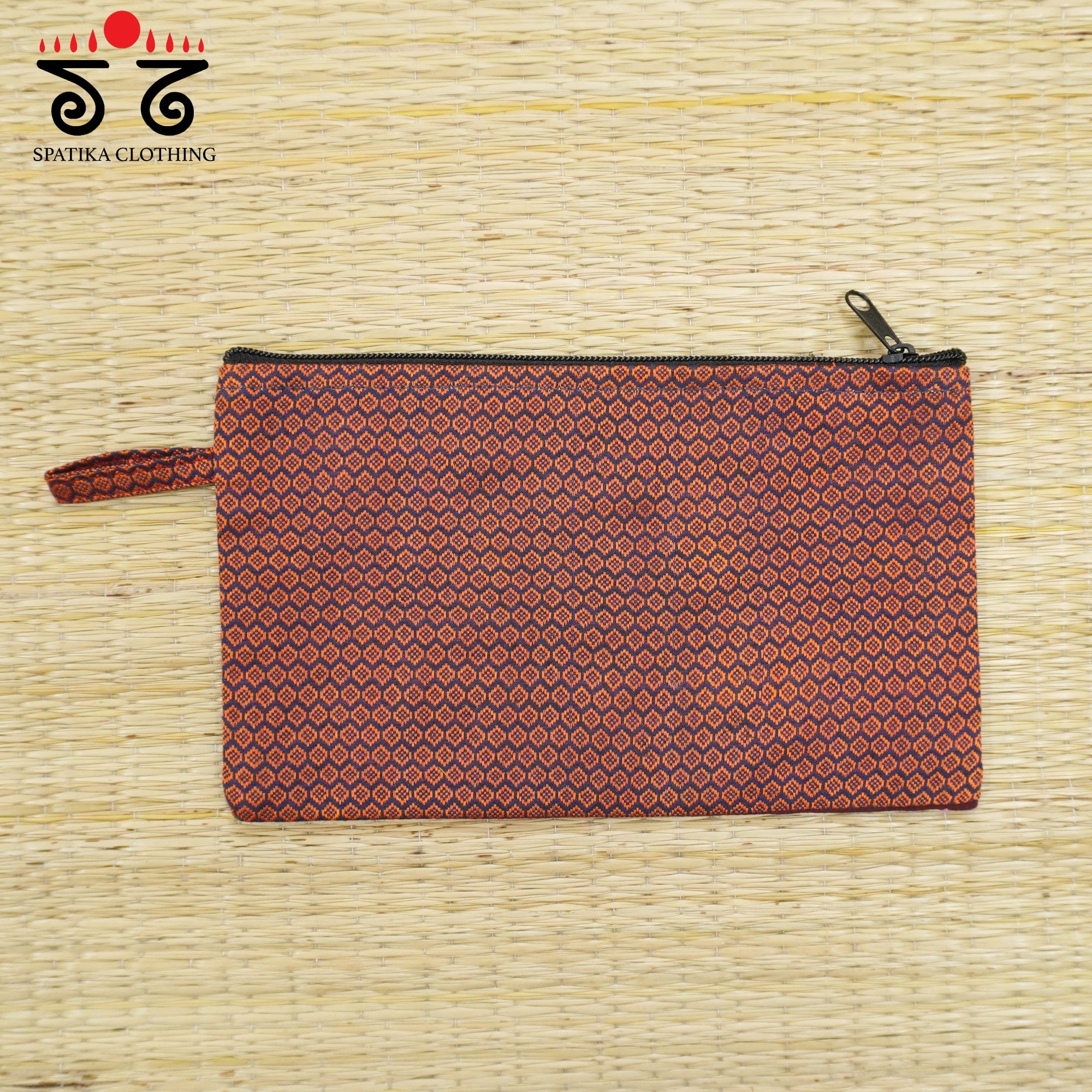 Brown Lambani Hand Embroidered Purse