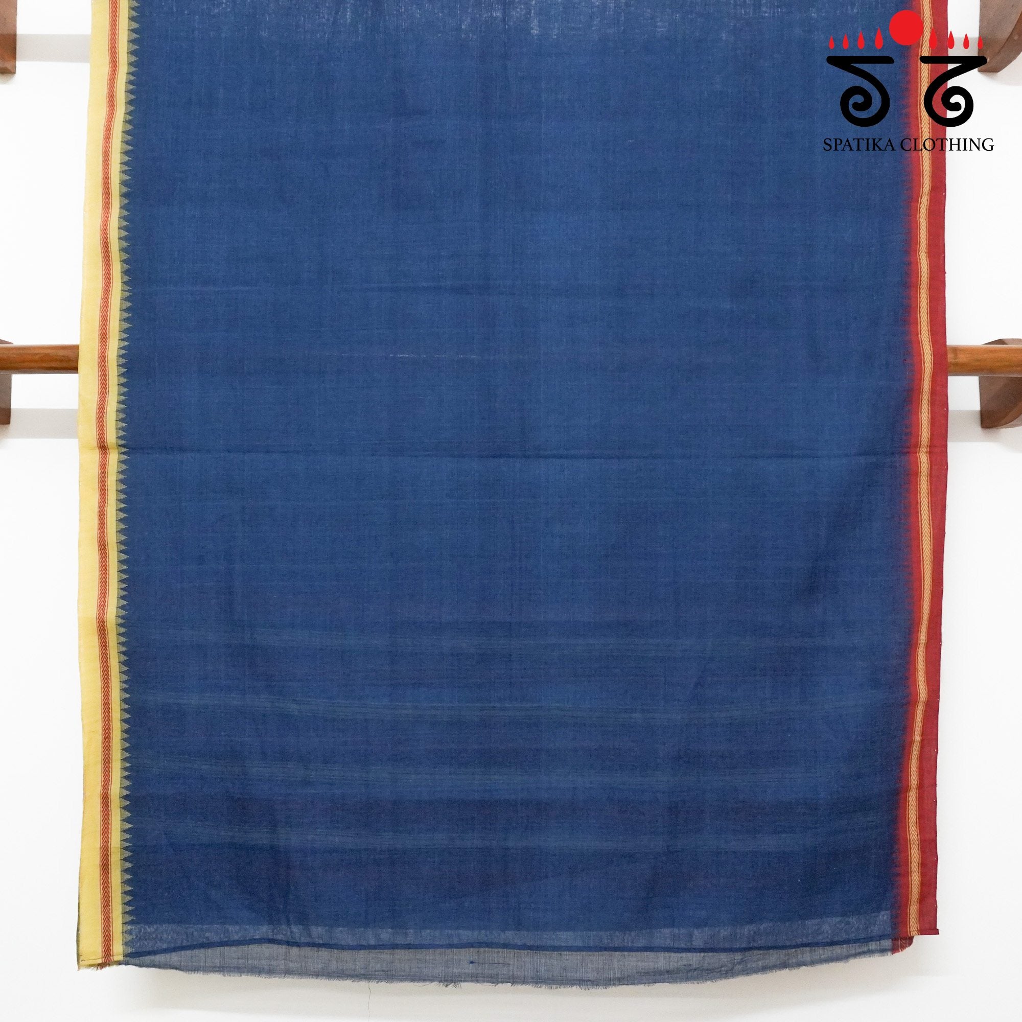 Blue Ponduru Handspun Cotton Saree