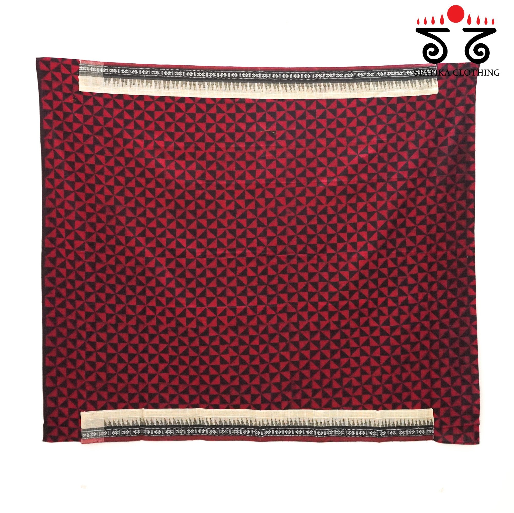 Beige Ponduru Handspun Cotton Saree With Special Blouse