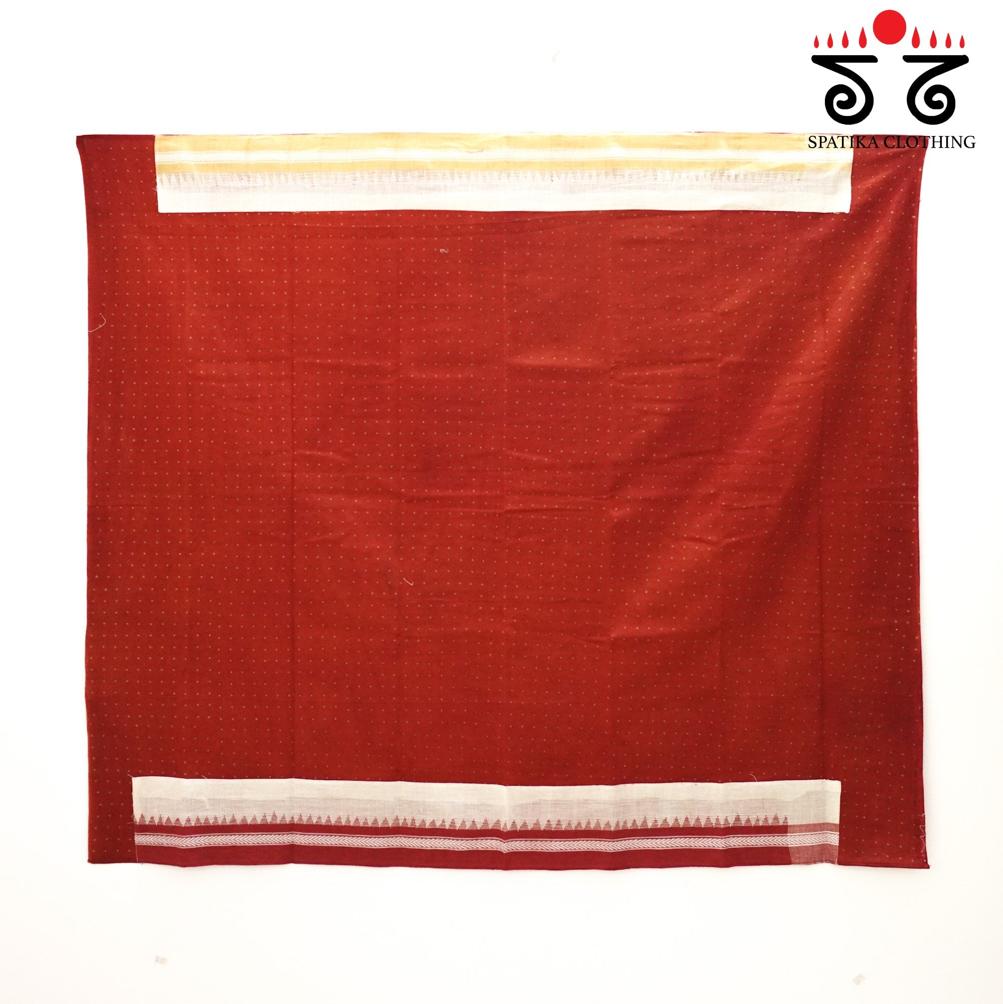 Off-White Ponduru Handspun Cotton Saree With Special Blouse