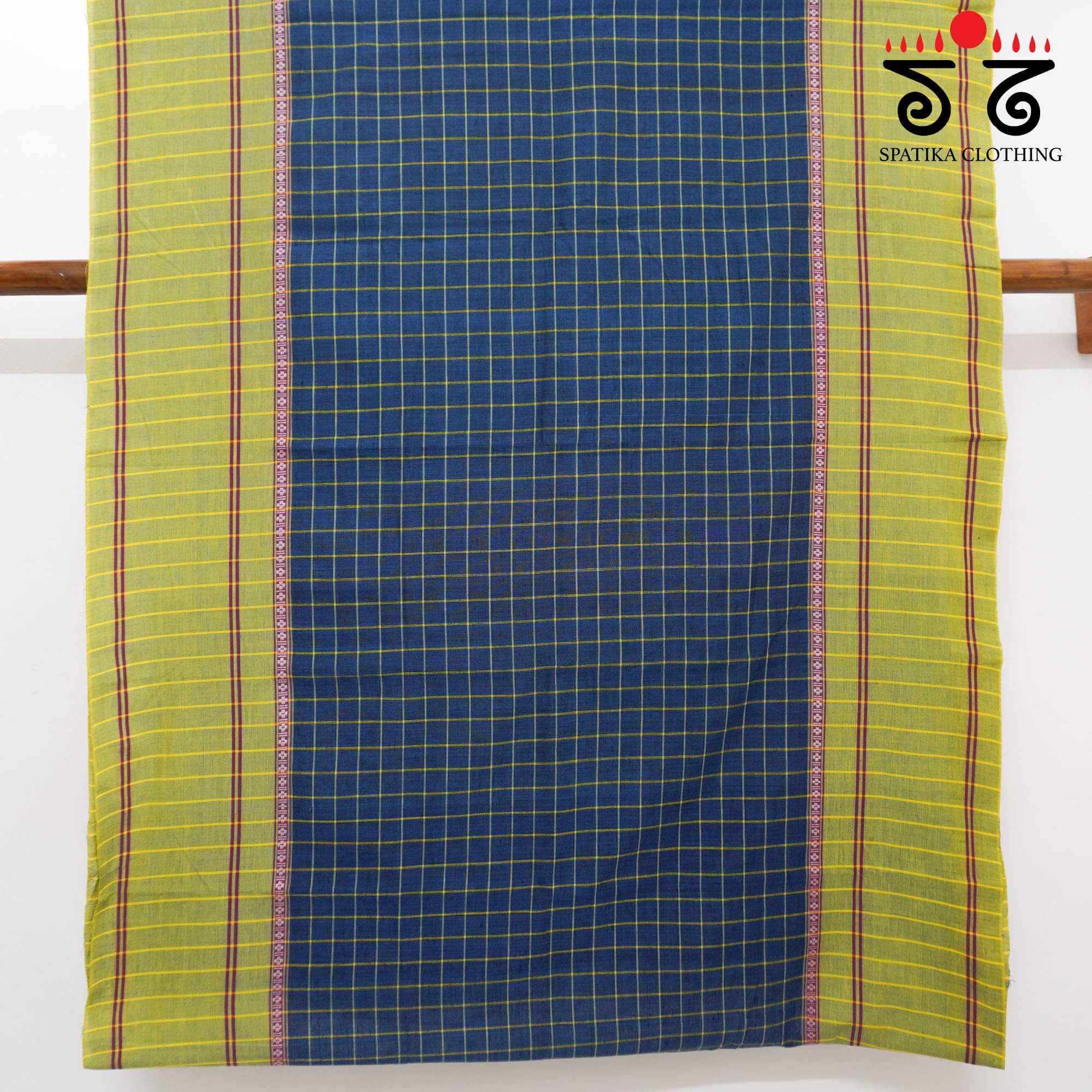 Blue Chettinad Cotton Saree