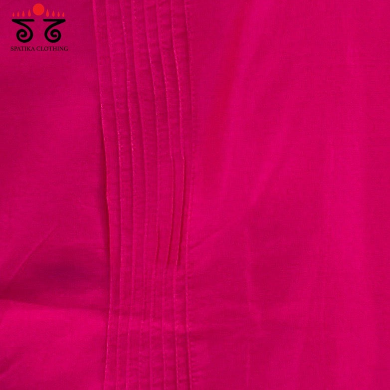 Hand - Embroidered Silk Crop Top