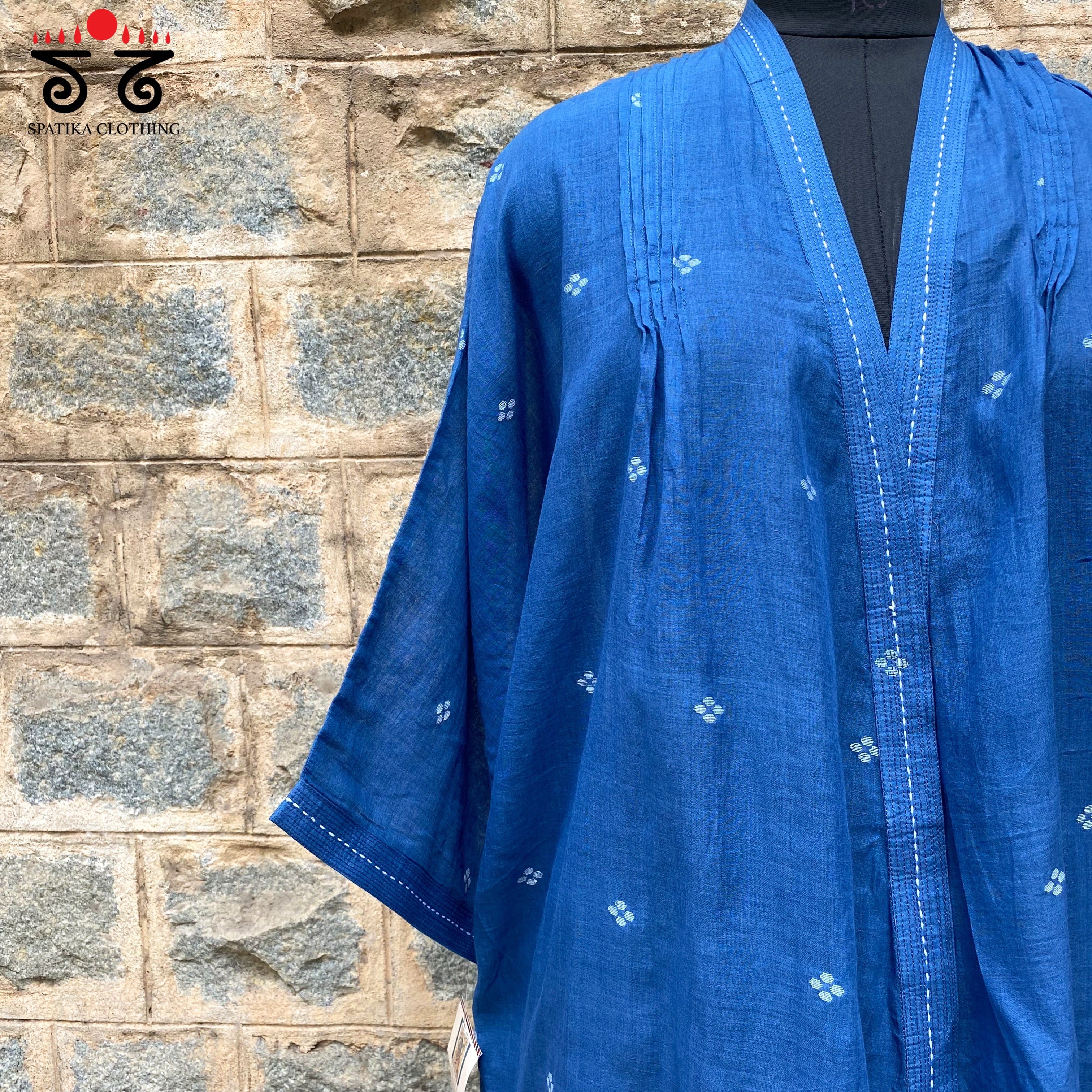 Handwoven Jamdhani Overlay