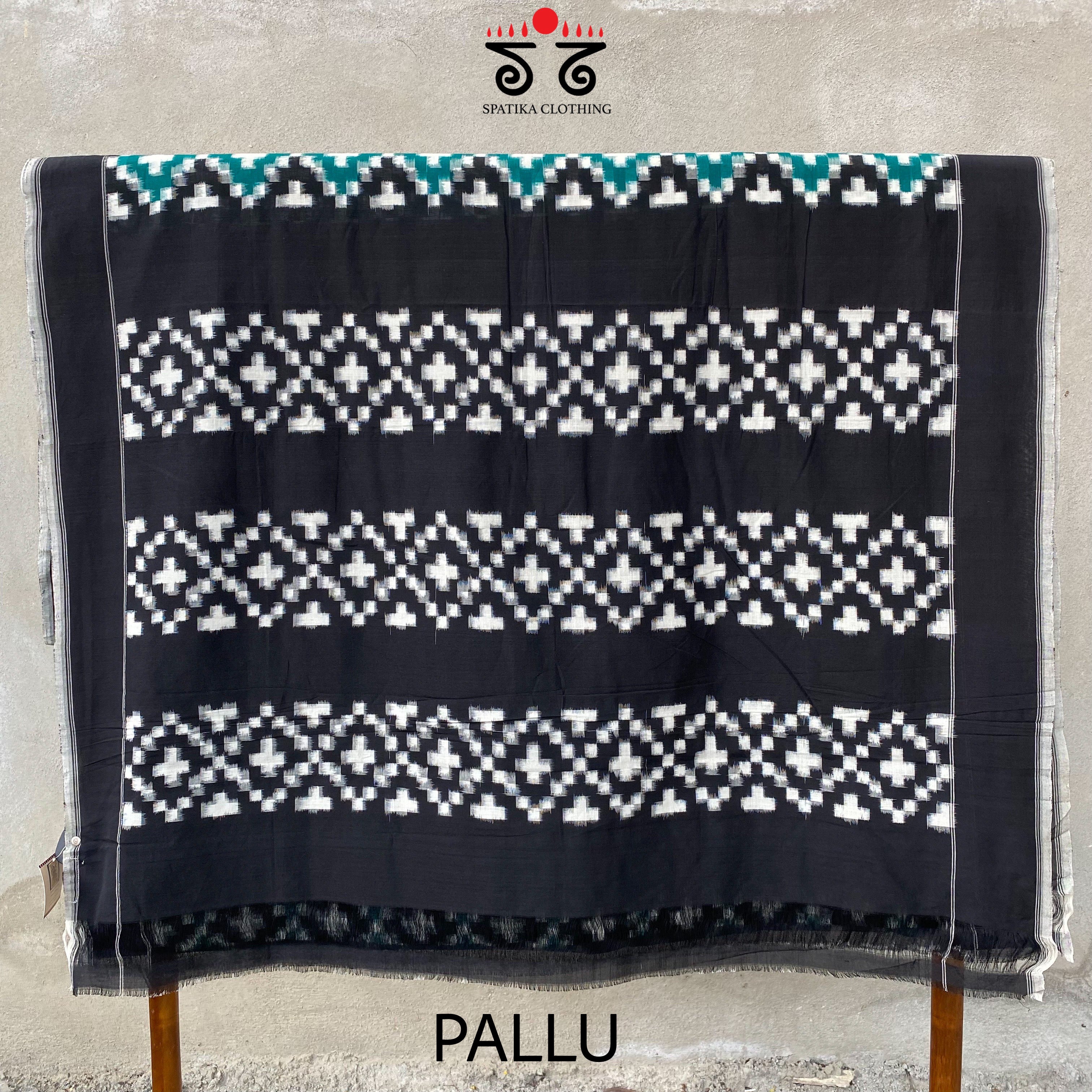Telia Rumal Ikat Cotton Saree