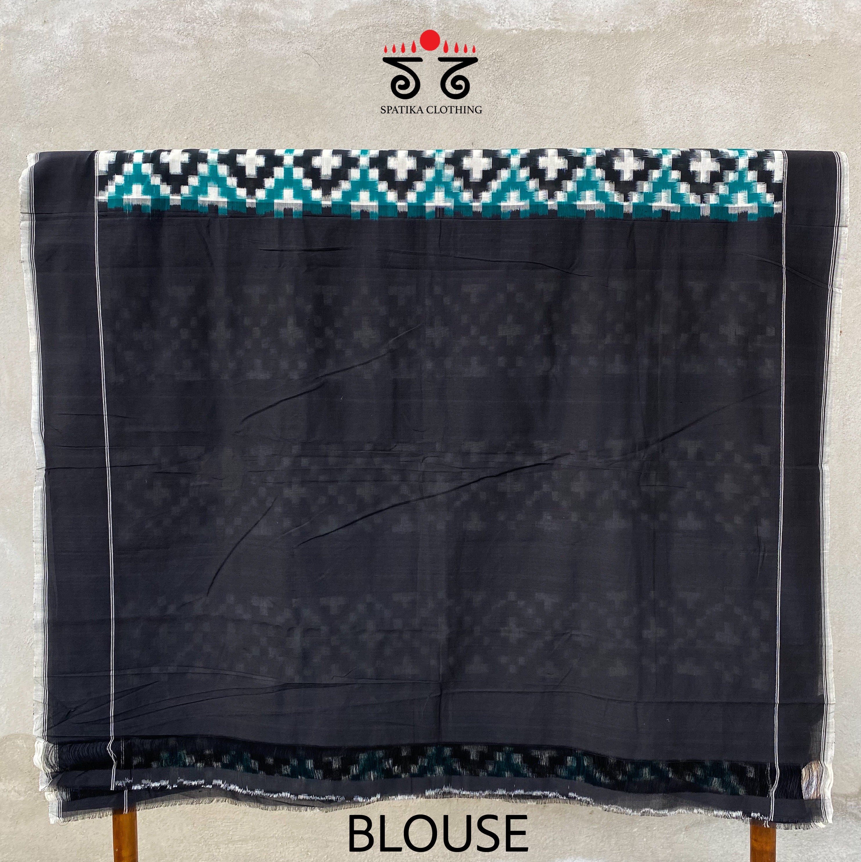 Telia Rumal Ikat Cotton Saree