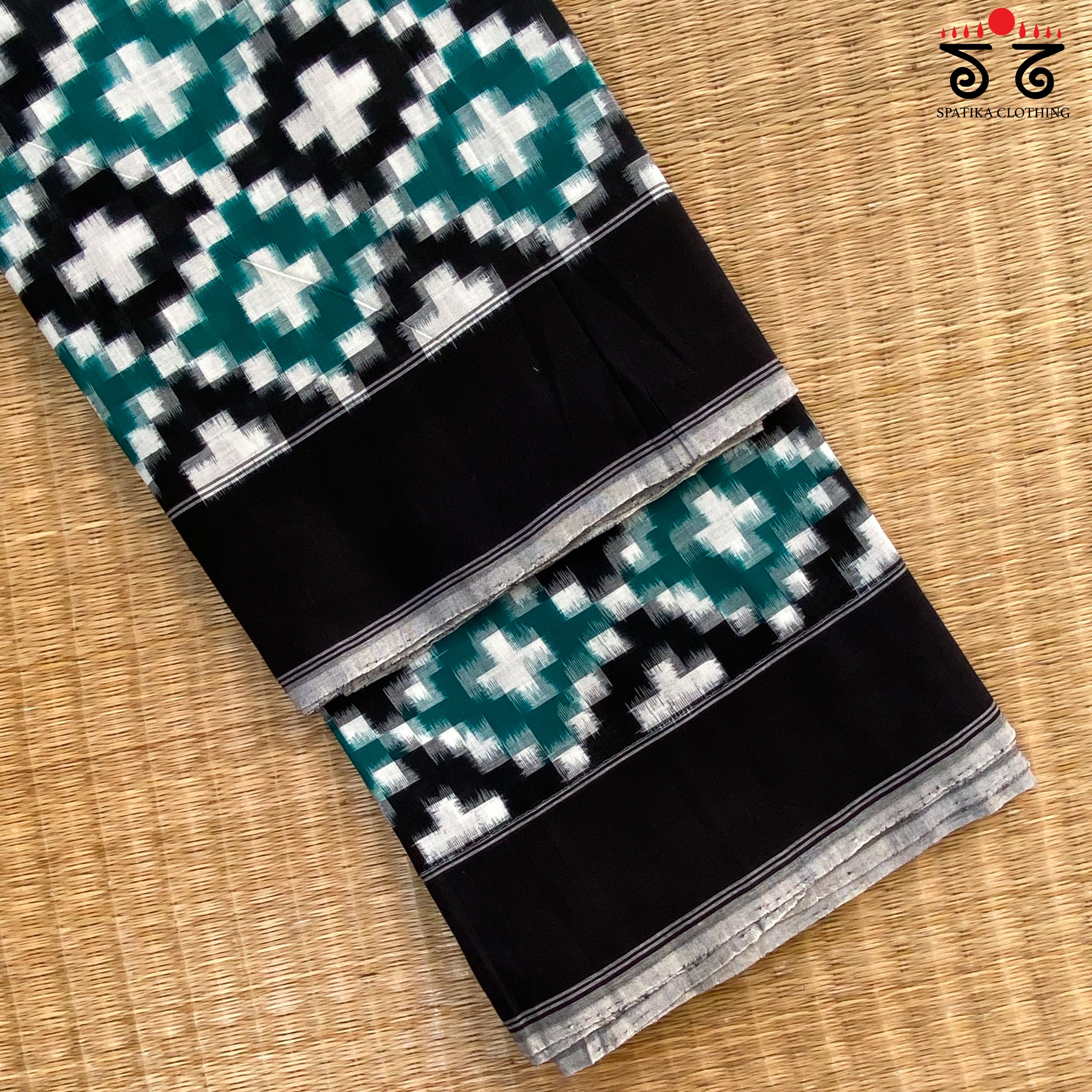 Telia Rumal Ikat Cotton Saree