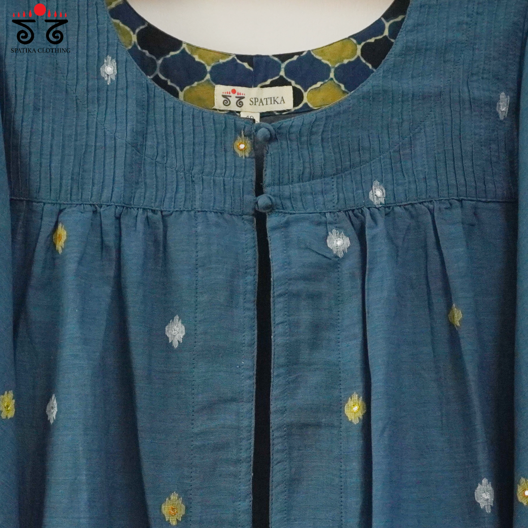 Handwoven Jamdhani Overlay