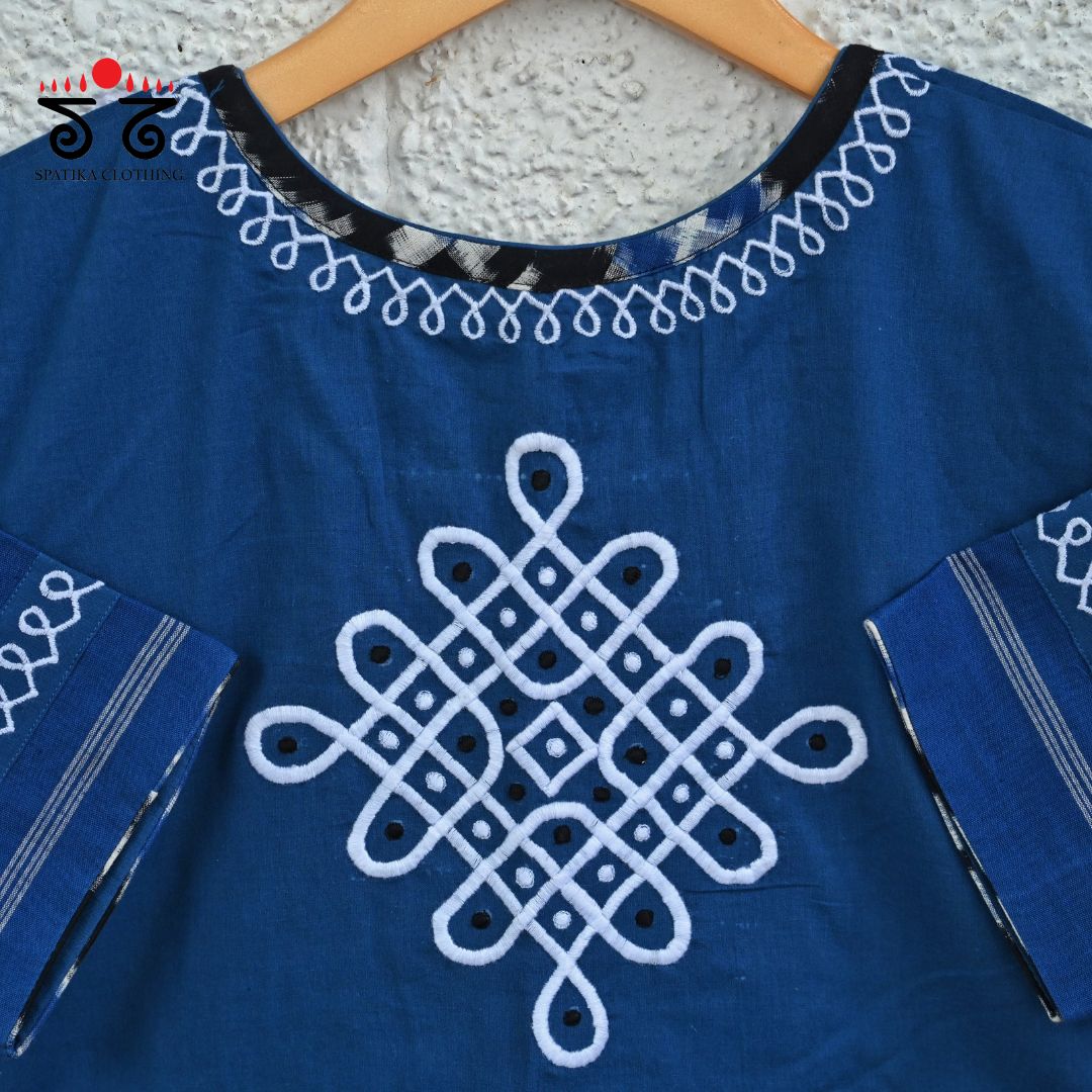 Telia Rumal - Kolam Blouse