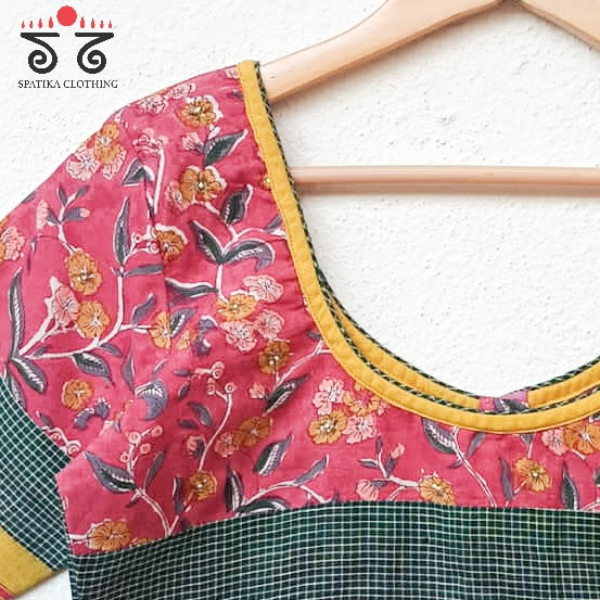 The Pitta - Sanganeri Blouse