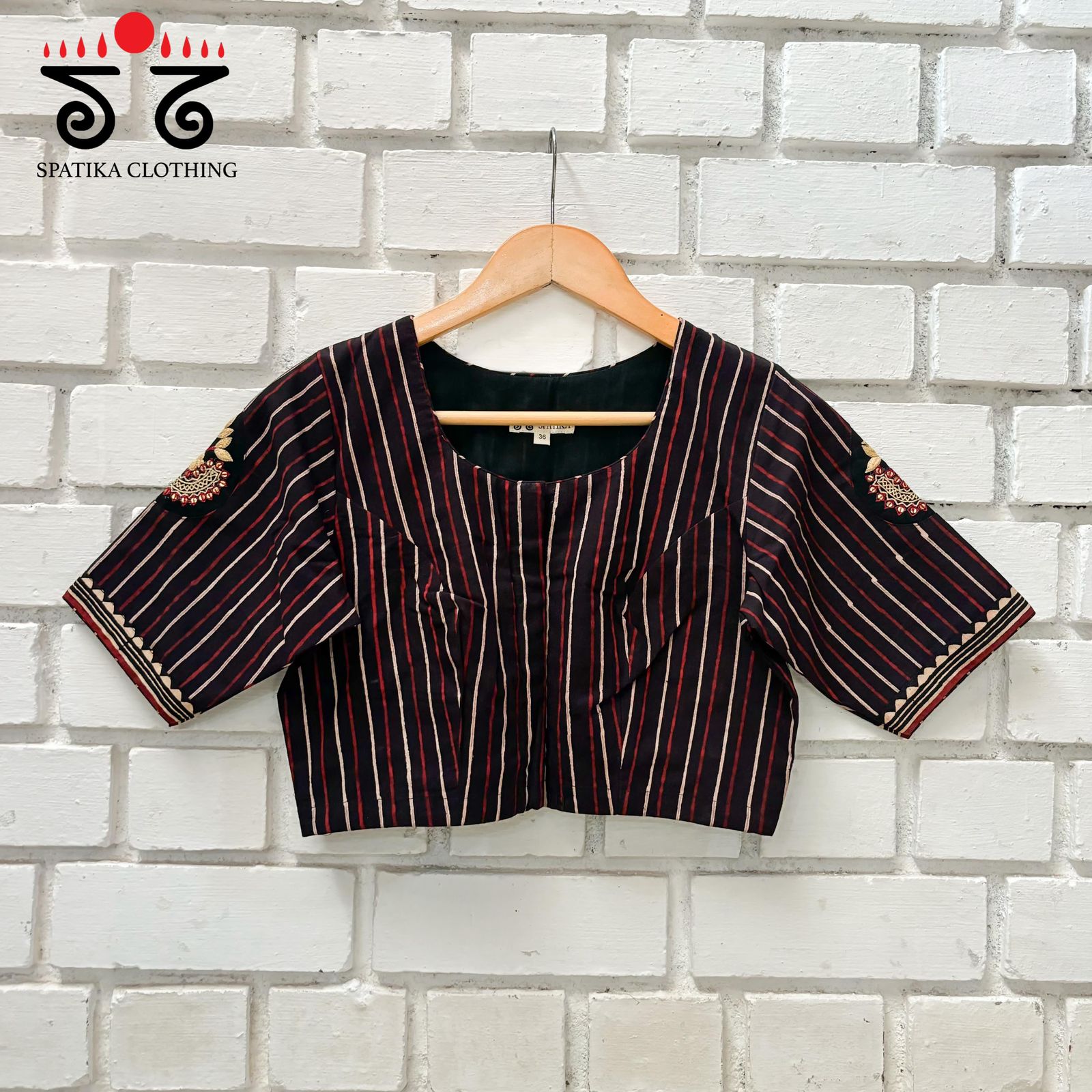 The Inlay & Yoke - Handcrafted Blouse in Natural Dyes