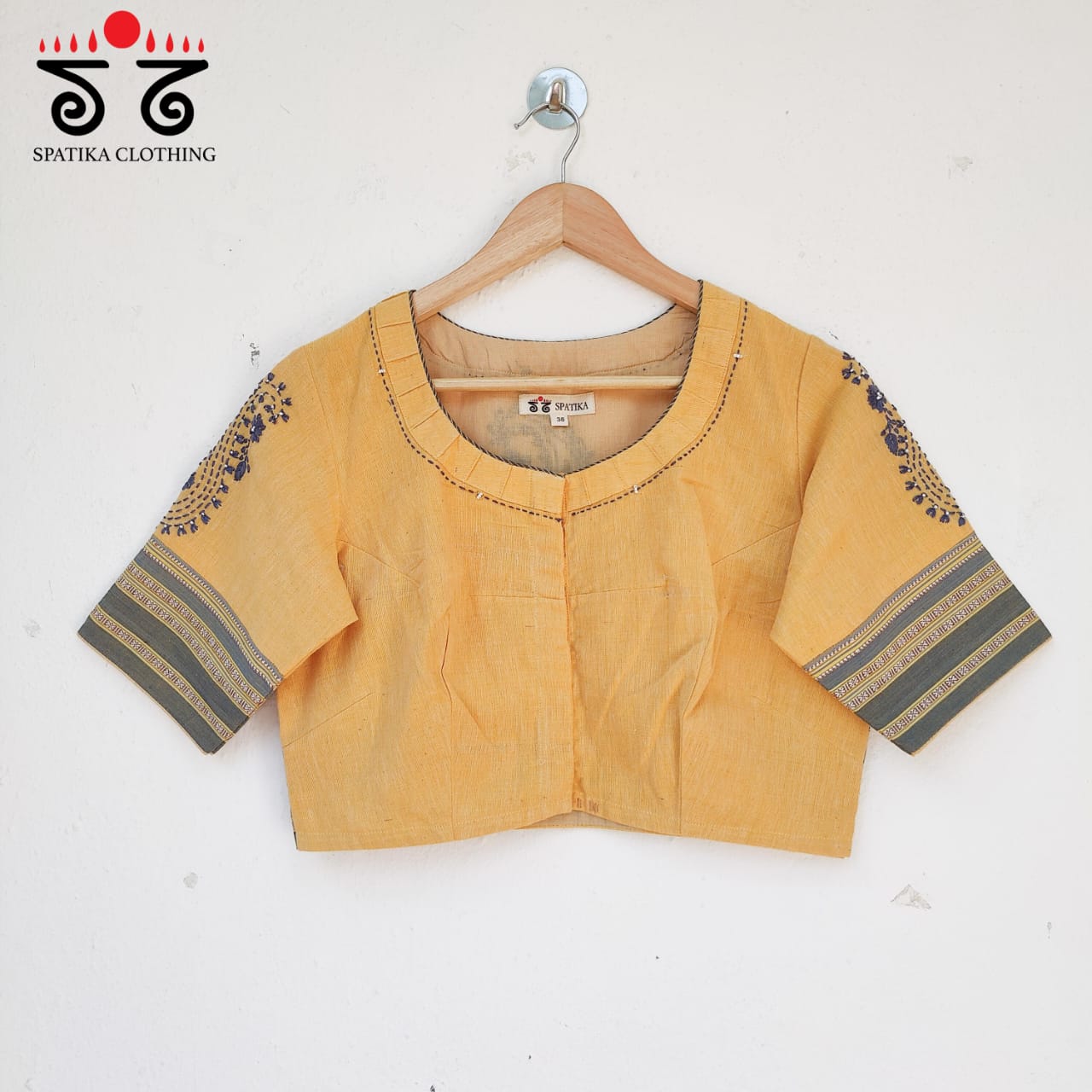 Ilkal - Chikan Hand Embroidered Blouse