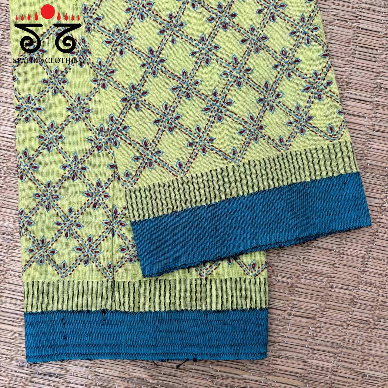 Banjara Hand - Embroidered Blouse Fabric